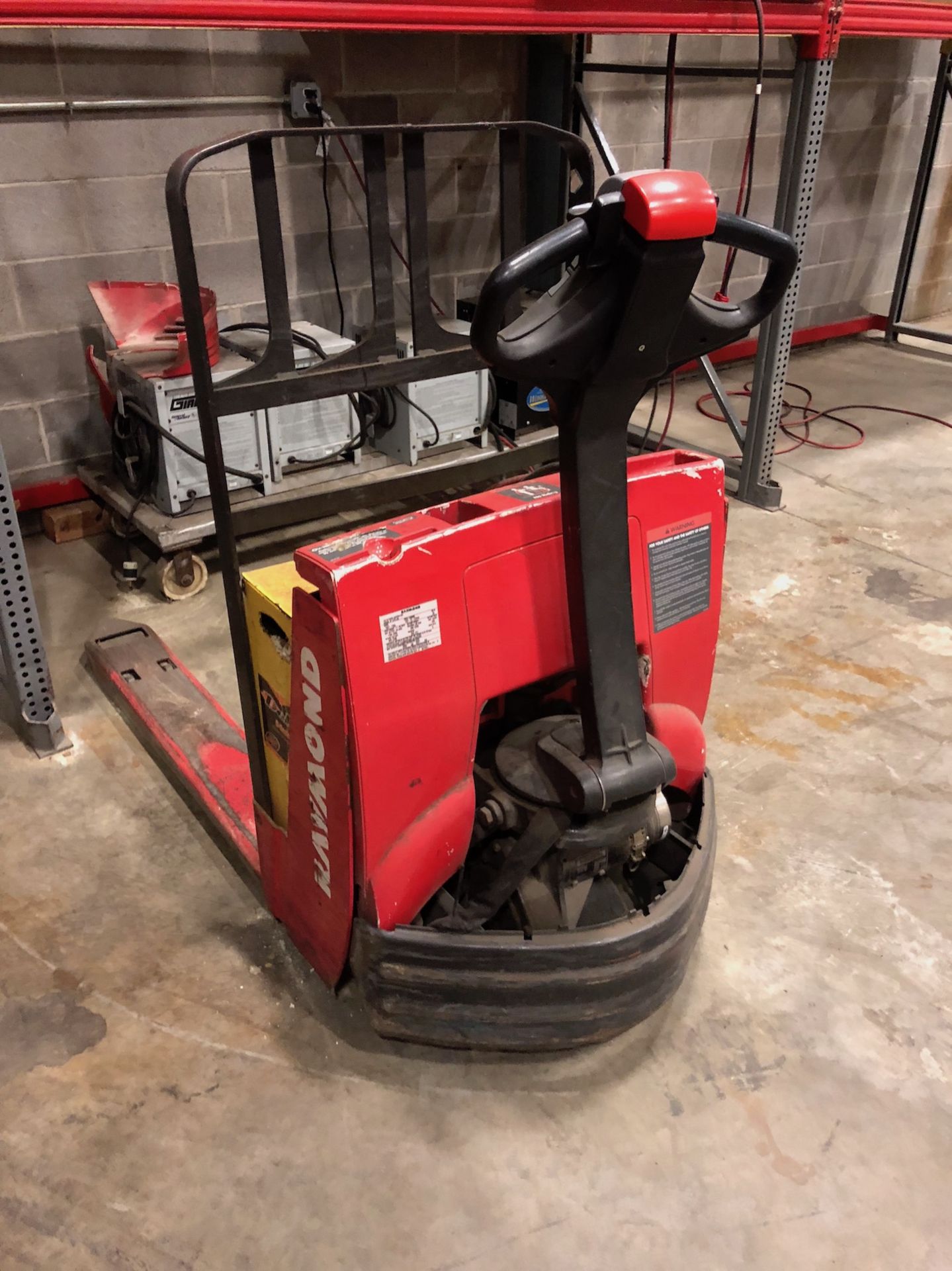 Raymond Walk Behind Electric Pallet Jack, Model 102T-F45L, S/N 102-12-23645, 4,500 LB Cap, 24 V - Image 2 of 4