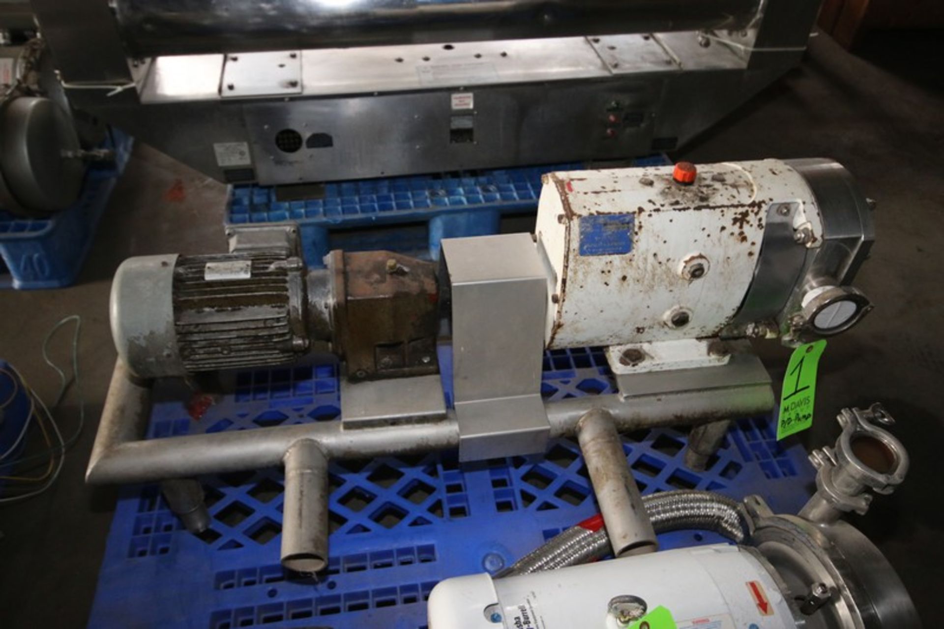 Alpha Laval 2 hp Positive Displacement Pump, M/N SRU-4NLS, S/N 02-9-10175A, with 1745 RPM Nord - Image 2 of 4