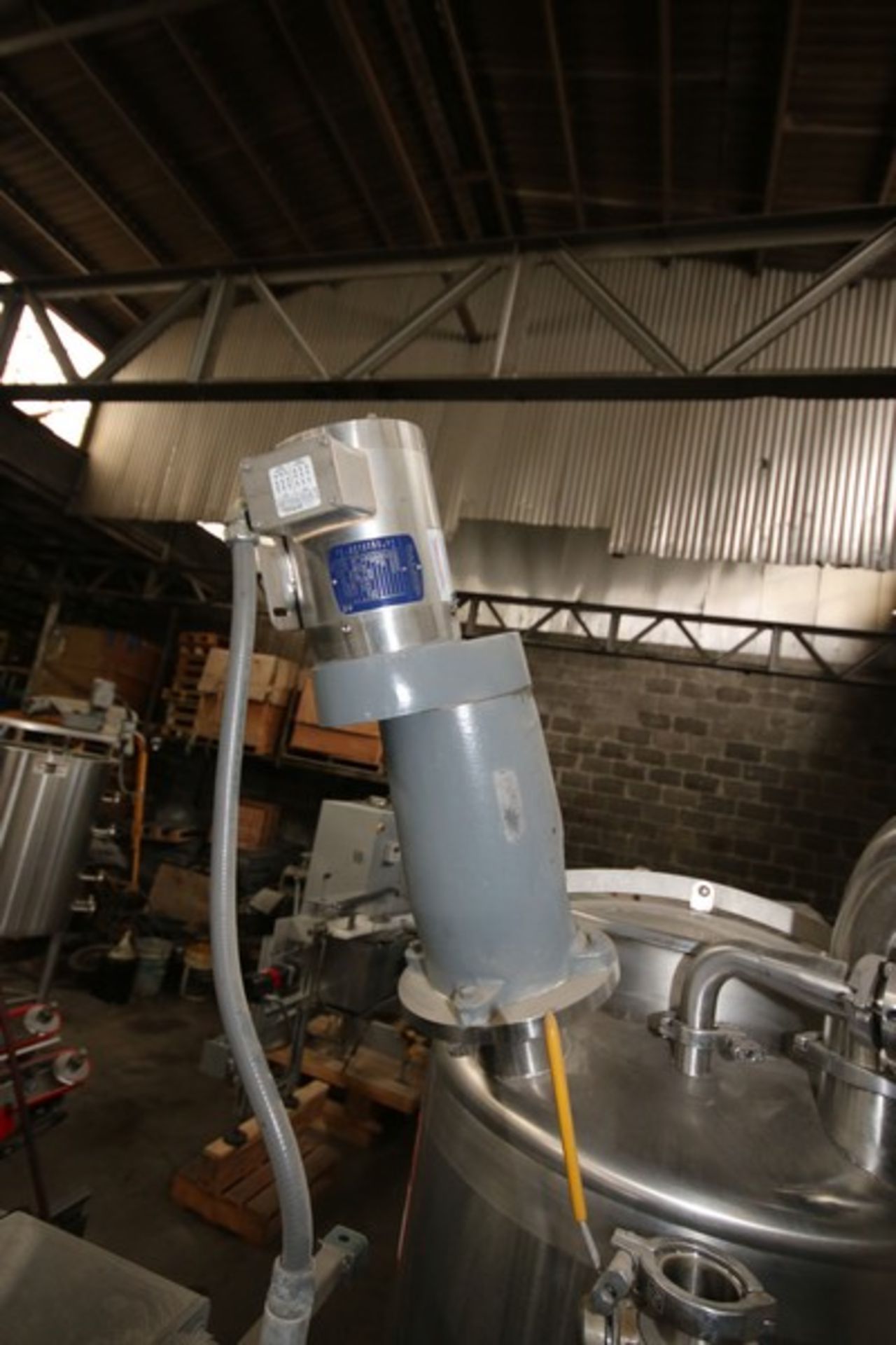 S/S Tank & Pump System, with Aprox. 90 Gal. S/S Single Wall Tank, Tank Dims.: Aprox. 38" H x 27" - Image 6 of 6