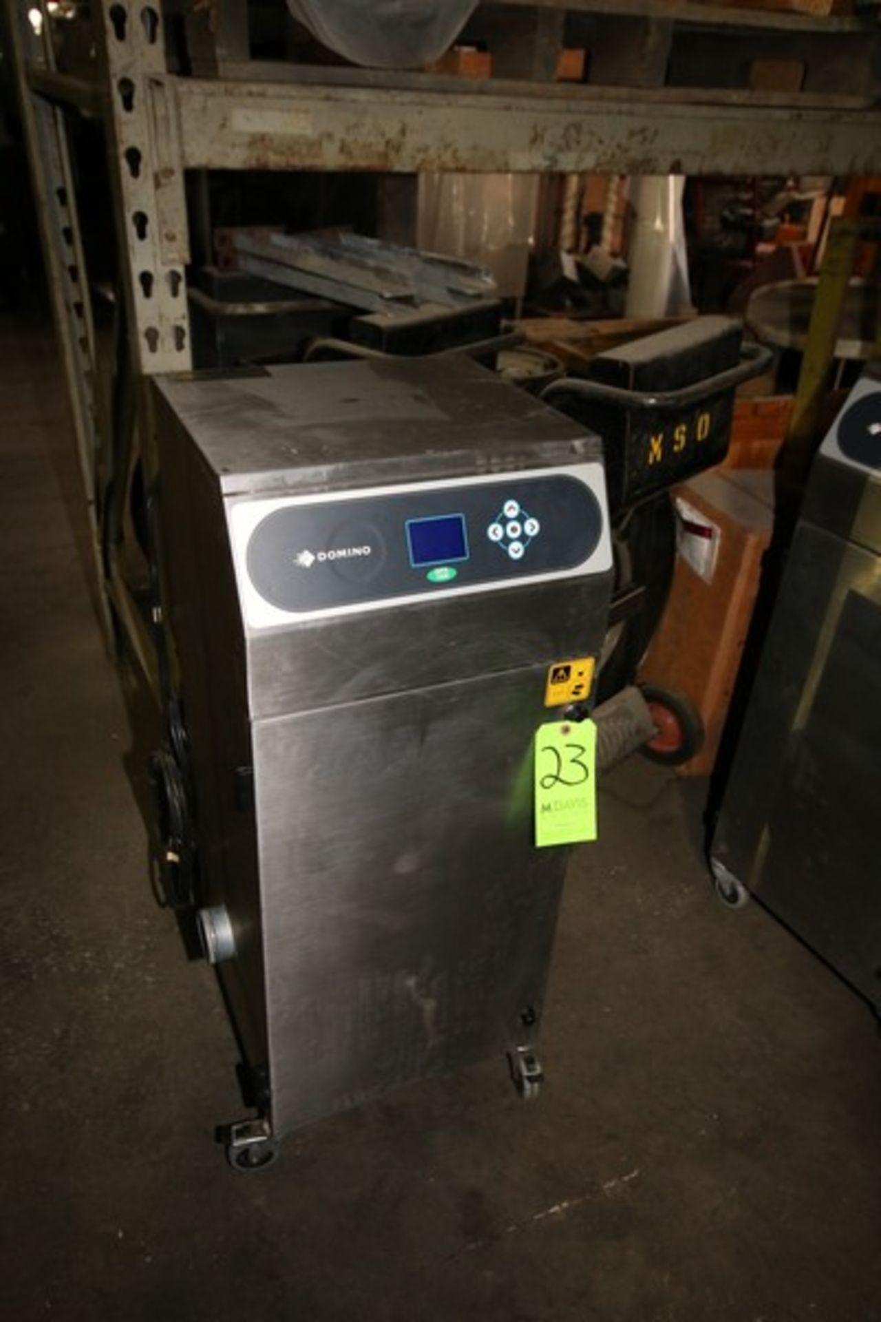 Dimino Ink Jet Coder, M/N DPX1000Sator, S/N 082243-0677, 120 Volts, with Digital Display, Mounted on