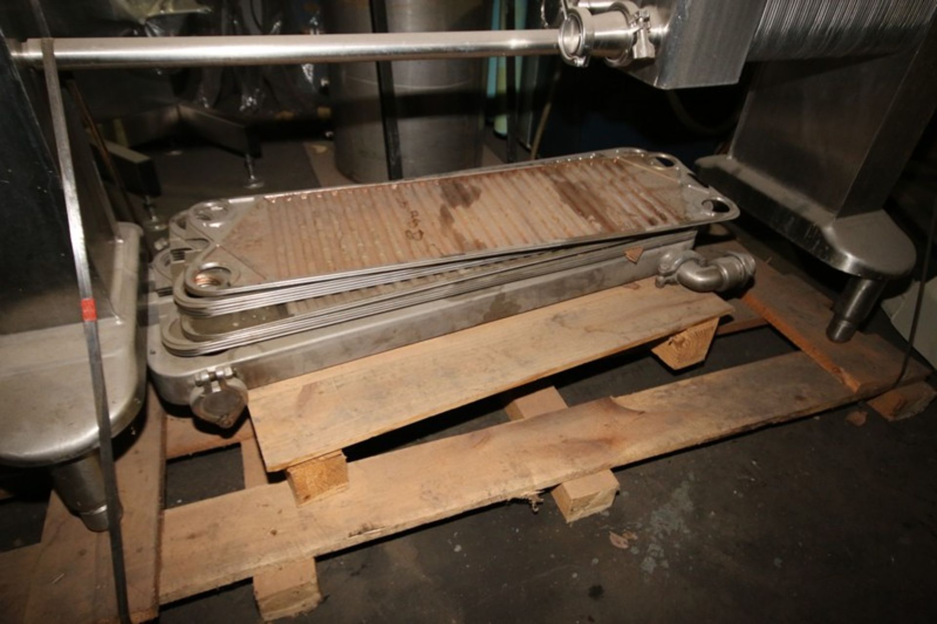 Chester Jenson S/S Plate Press Heat Exchanger, Type HMC, S/N 4651509, Size 55, with (72) Installed - Image 4 of 4