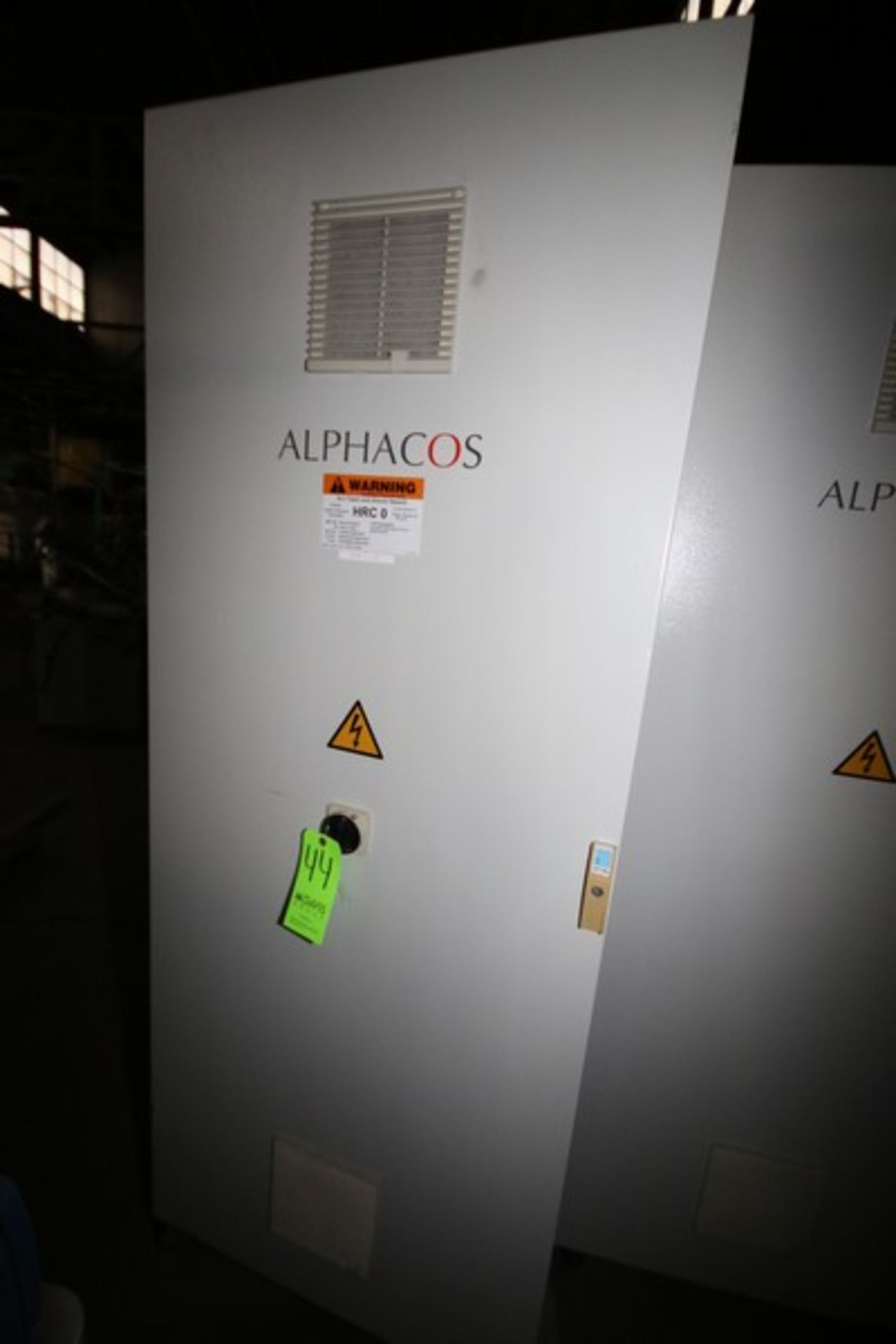 Alphacos 4-Door Control Panel, with Allen Bradley 17-Slot PLC (3-Missing Slot Inserts), with Allen