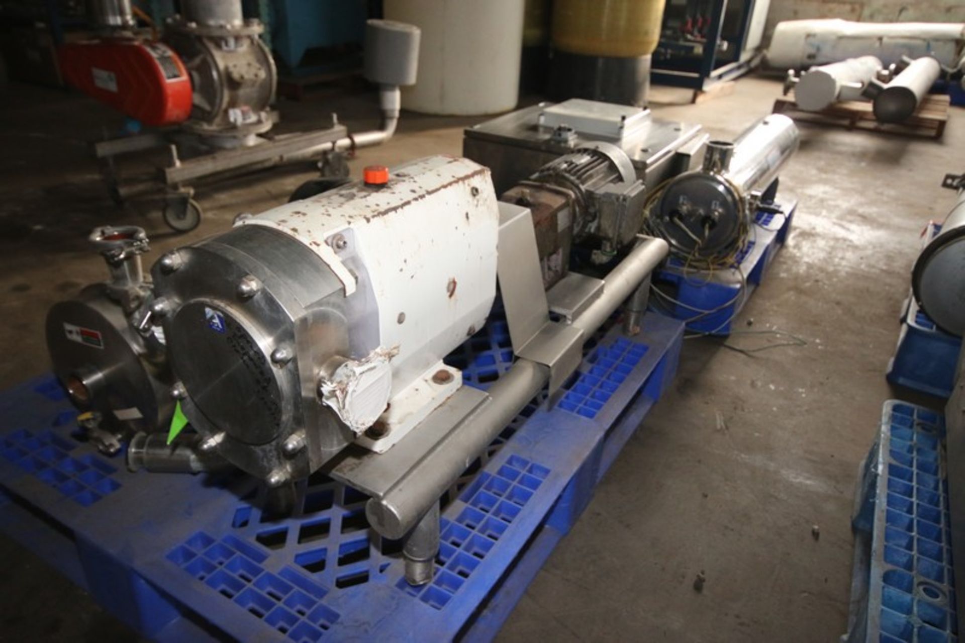 Alpha Laval 2 hp Positive Displacement Pump, M/N SRU-4NLS, S/N 02-9-10175A, with 1745 RPM Nord