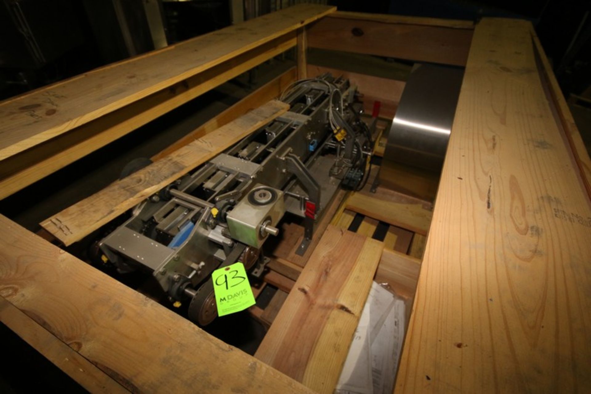 NEW Section of Conveyor, with S/S Frame, Located in Crating (LOCATED IN FT. WORTH, TX)