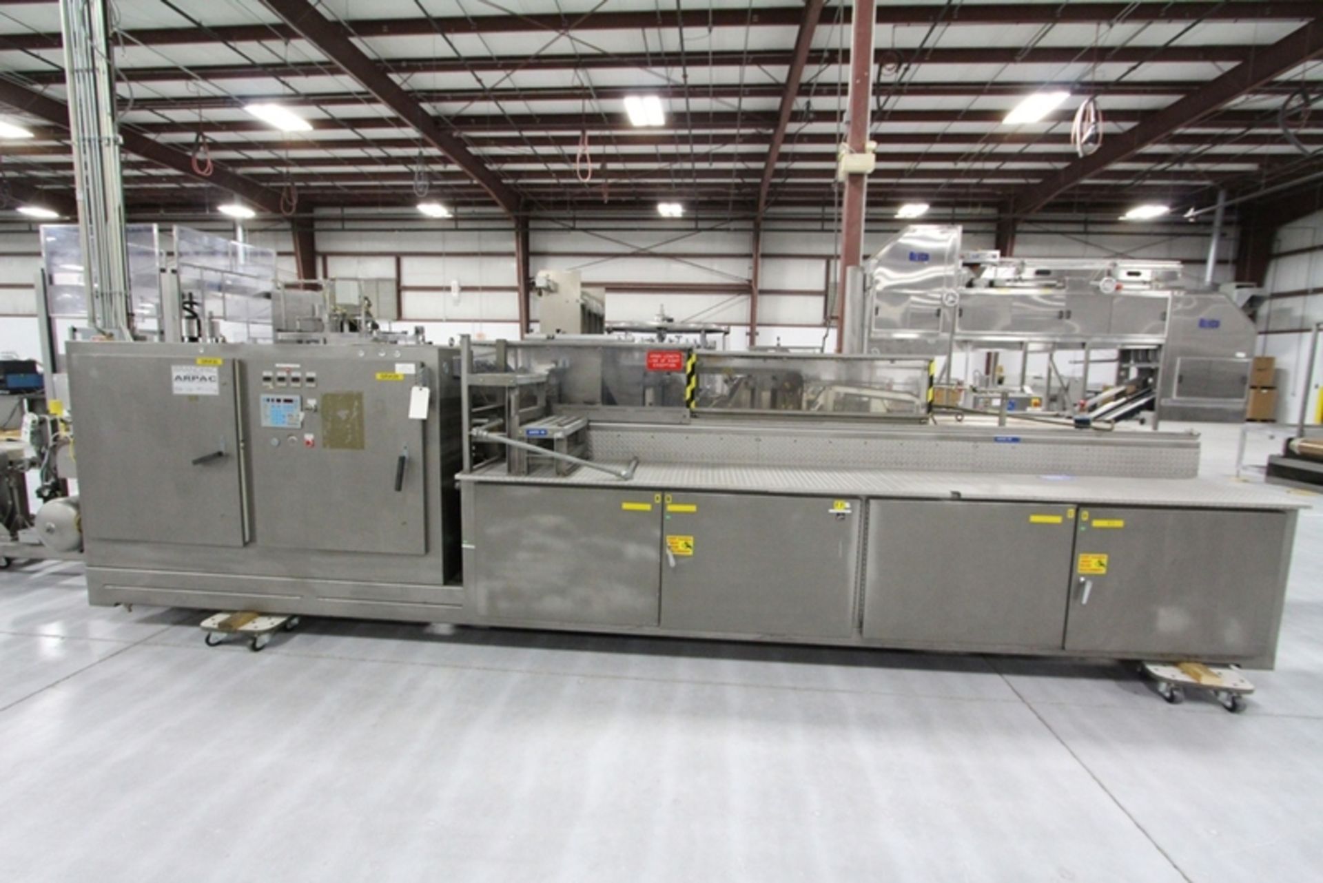 Arpac Shrink Wrapper Bundler with Heat Tunnel Automatic Wraps Bottles/Cans with Clear or Print - Image 3 of 9