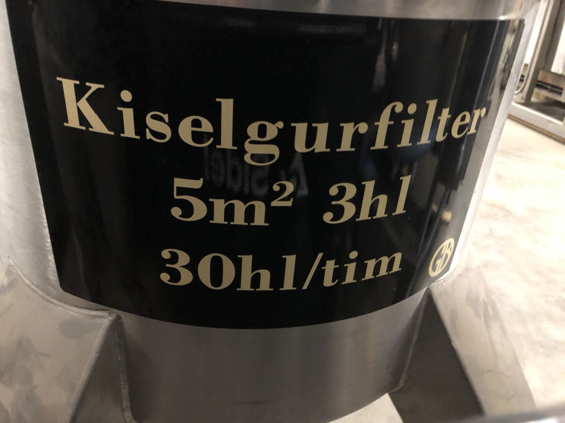 Della Toffola Kieselgur Filter Portable, Includes Control Panel,  5m² 3hl 30hl/tim - Image 3 of 3