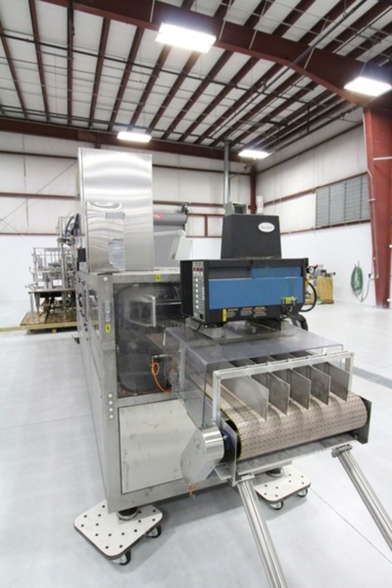 Aries Packaging Over Wrapper (Sleever), Model 602, S/N: 41, Machine takes bundles of drinkable - Image 9 of 11