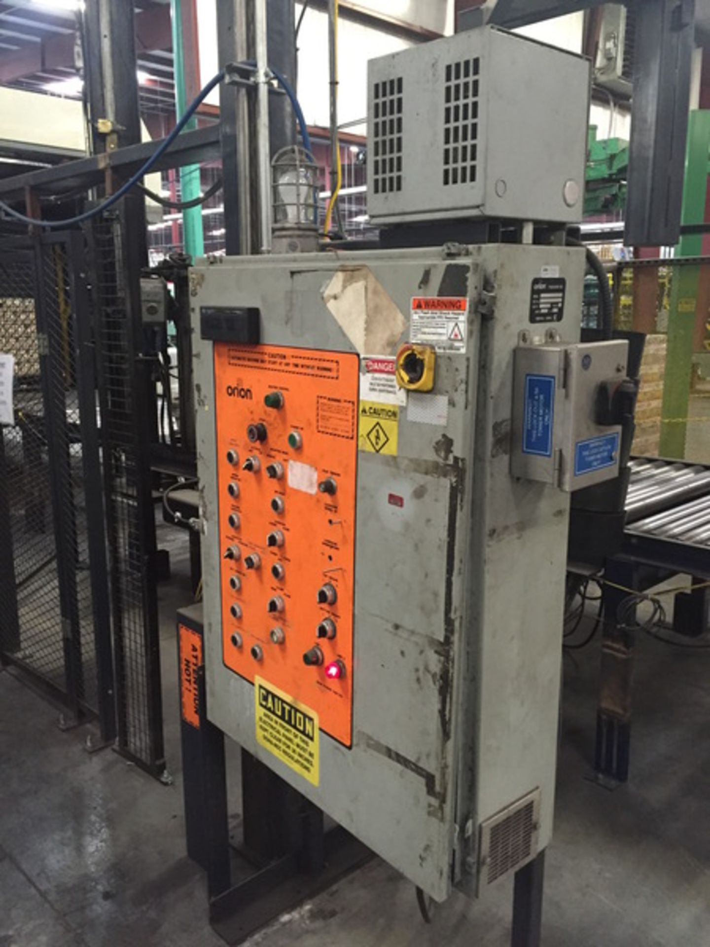 Orion MA44 Rotary Arm Pallet Wrapper, S/N: 4054162, Allen Bradley PLC Controlled, Includes Wrap - Image 6 of 7