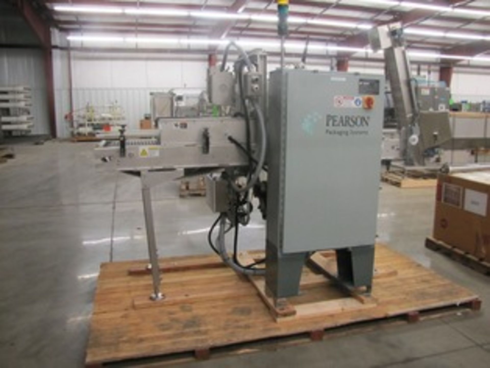 Pearson All S/S Top Level Case Sealer, Year 2003 With Dual Drives, Aprox. 18 in W Belt x 8 ft L,