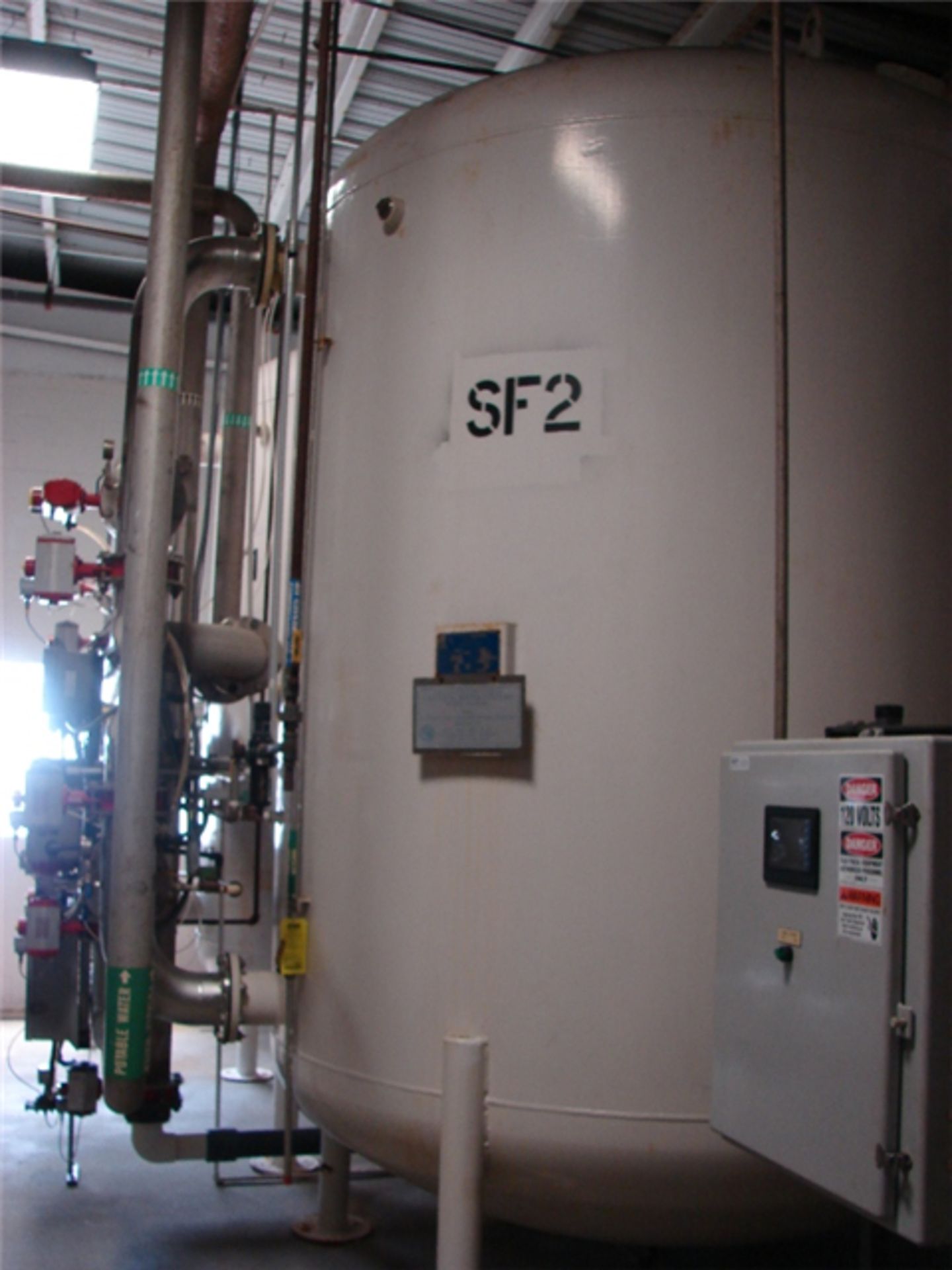 National Water Systems Sand/Carbon Media Filter Tank, Mild Steel Construction with S/S - Image 2 of 7