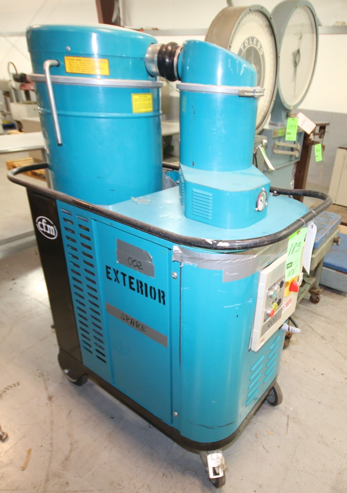 CFM Industrial Vacuum System, Model 3508W, S/N 00AF452, 440V 3 Phase (W802) Rigging/Handling