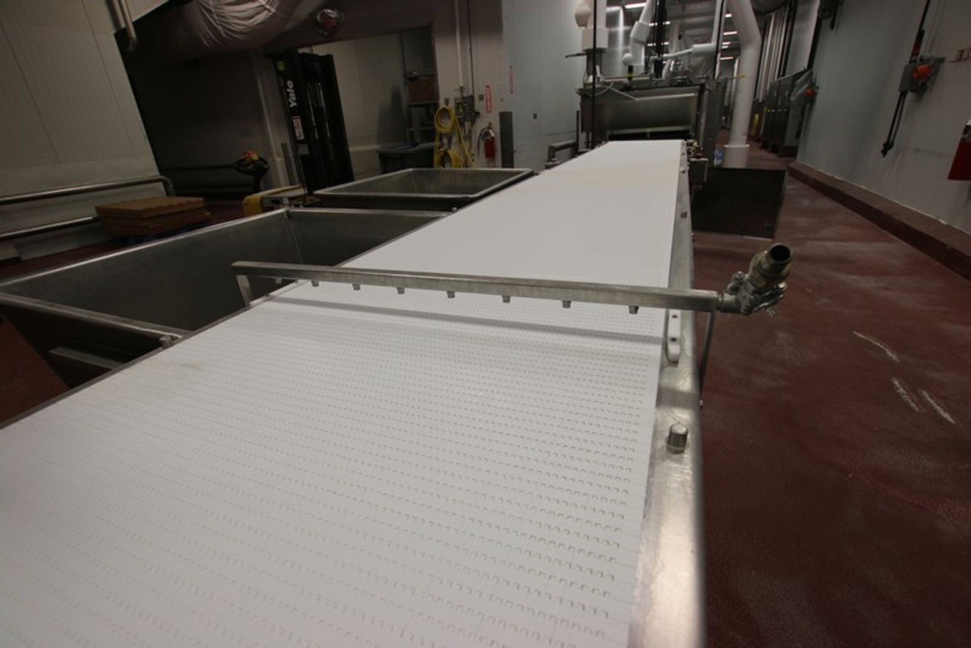 Moline 4 pcs @ 31 ft S/S Dough Sheeter Out-Feed S/S Conveyor System with 32" W Intralux Belting, - Image 12 of 14