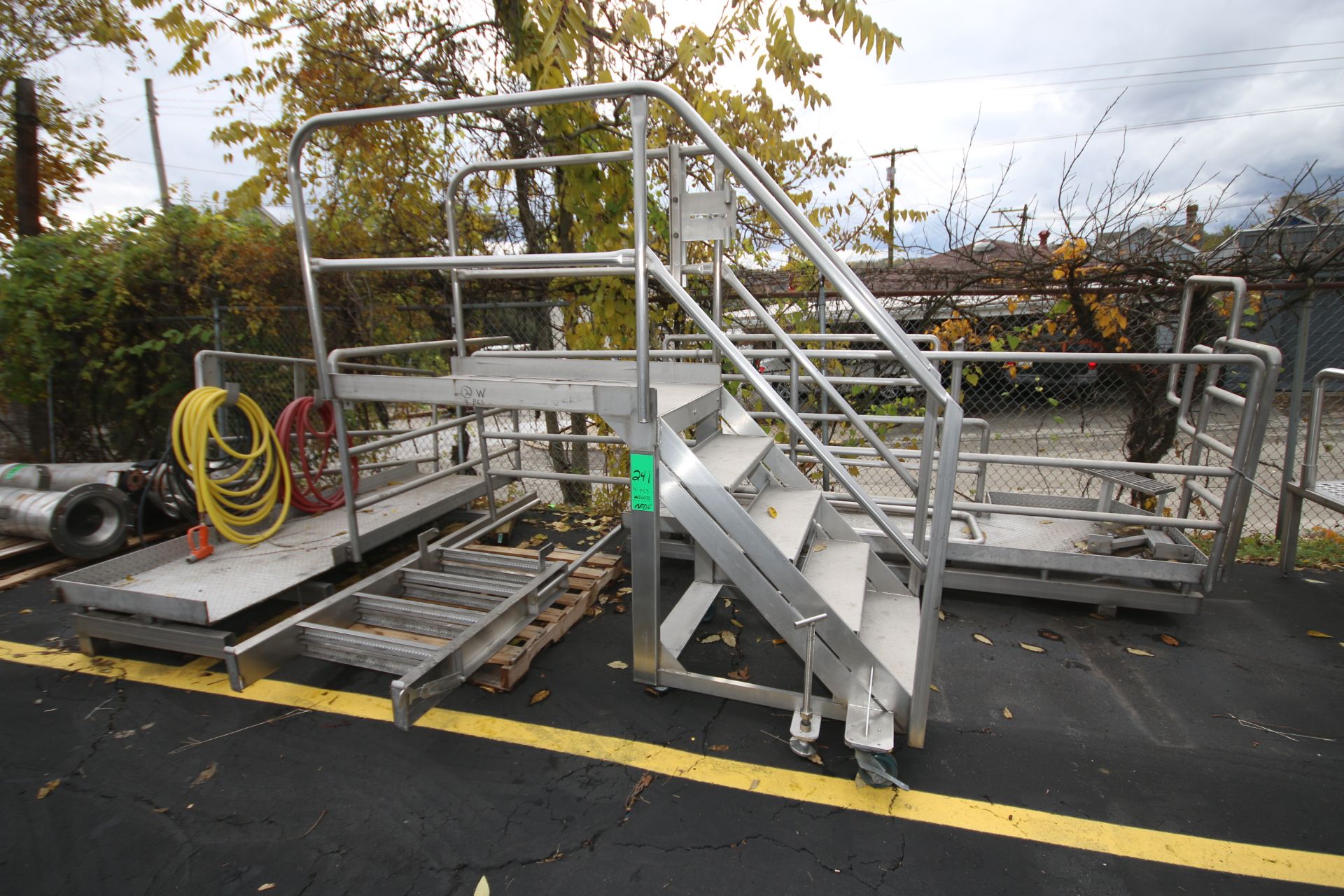 Assortment of S/S Operator's Platforms, Incldes 3 Platforms, (1) 8'L x 3'W, (1) 10'L 2'W, (1) 5'L