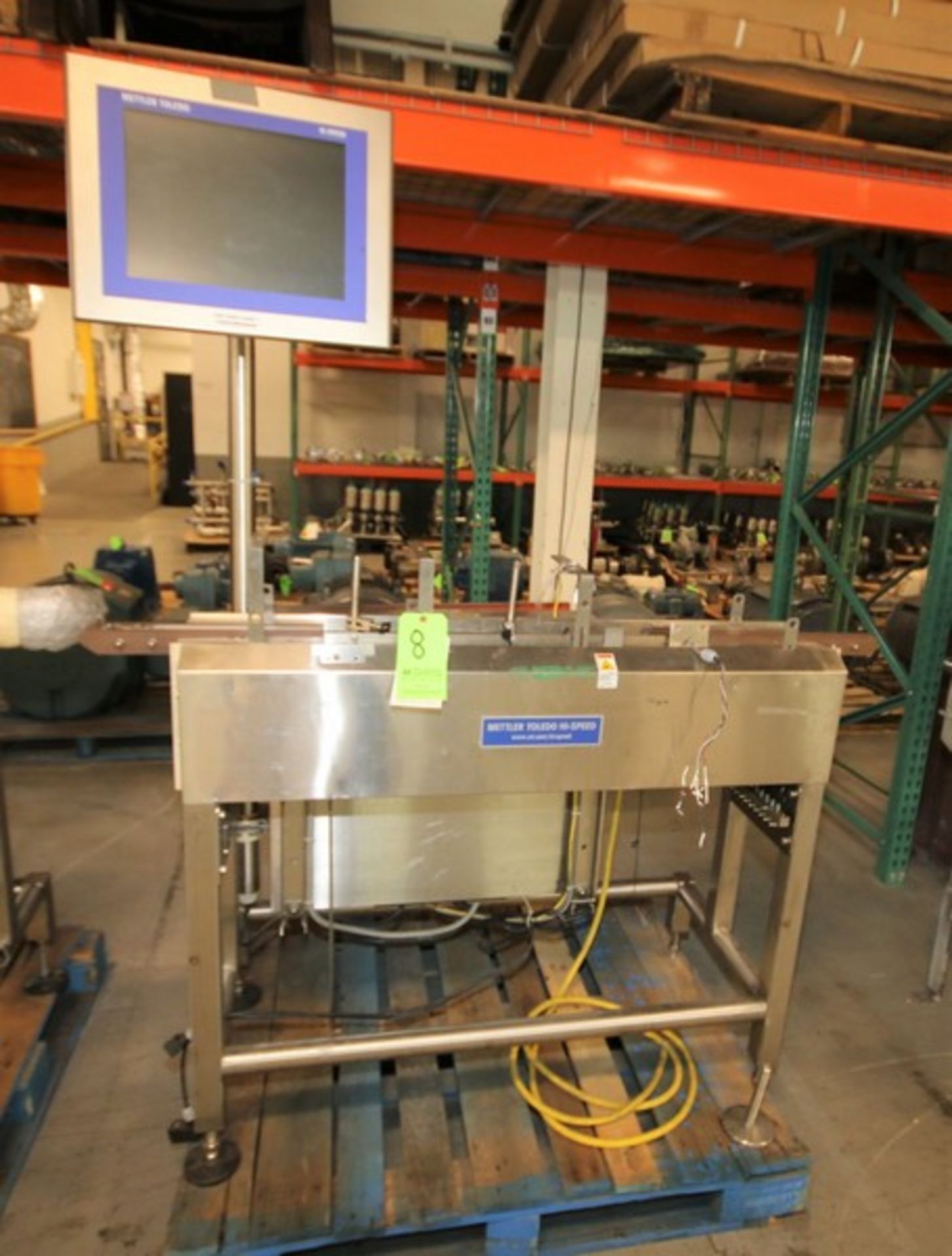 2013 Mettler Toledo Hi-Speed S/S In-Line Checkweigher, Model CM9400 XS, SN 13002321 with Touch Pad