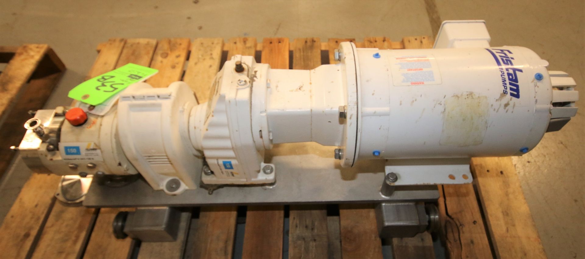 Fristam Positive Displacement Pump, Model FL2 15, SN 0710932, with 1" Clamp Type S/S Head, with - Image 3 of 6