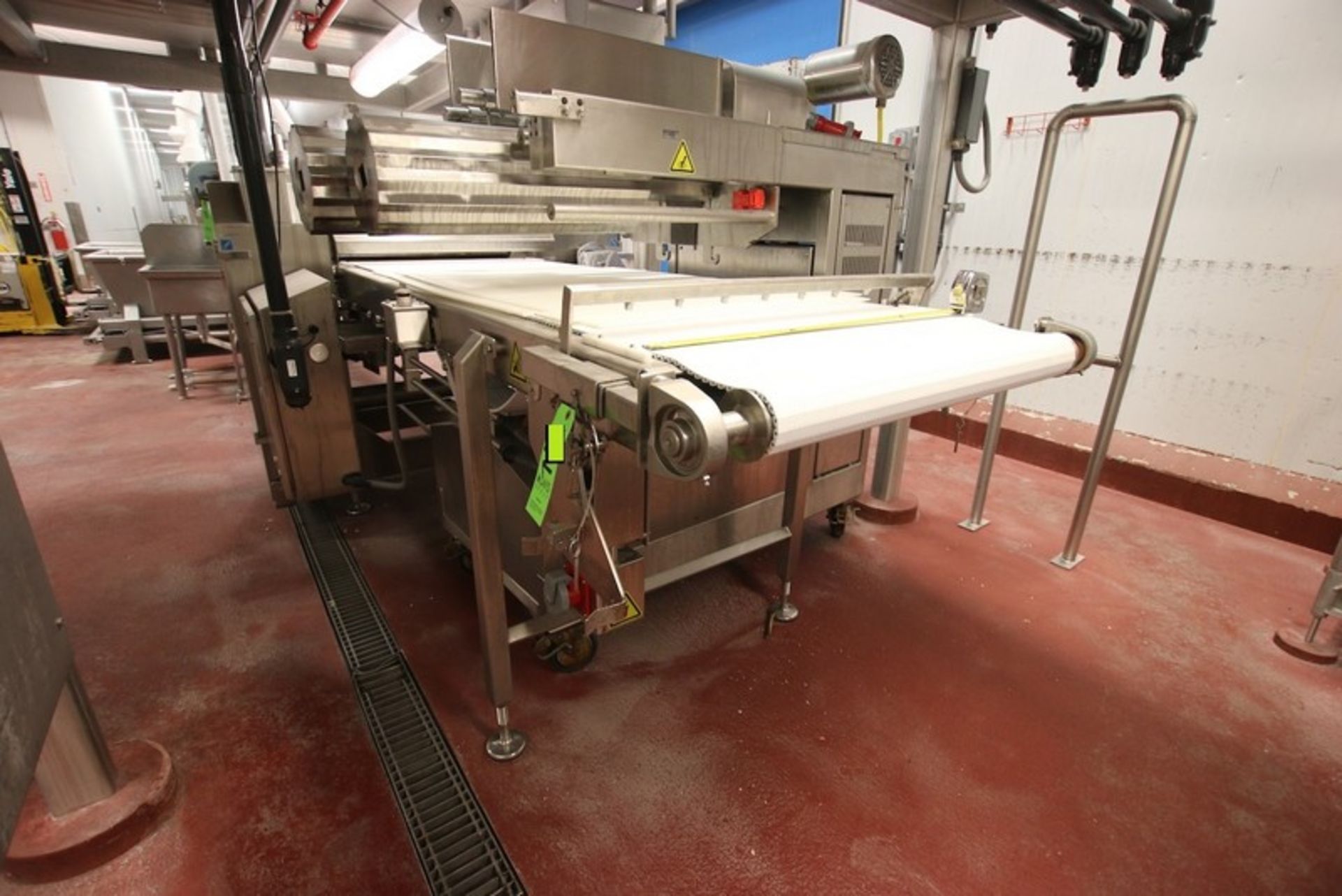 Moline 4 pcs @ 31 ft S/S Dough Sheeter Out-Feed S/S Conveyor System with 32" W Intralux Belting, - Image 8 of 14