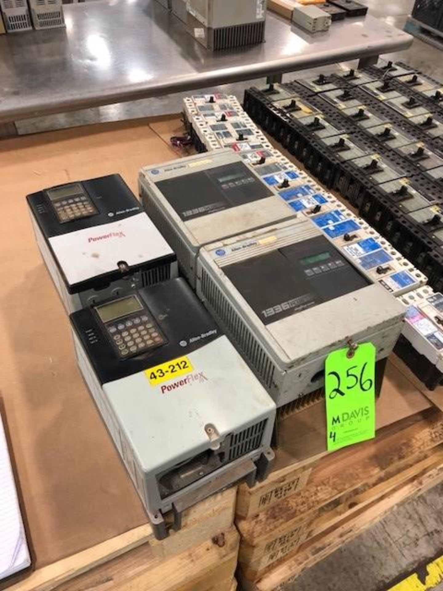 VFD Units, Including (2) Allen-Bradley PowerFlex70s, Allen-Bradley 1336 Plus II VFD