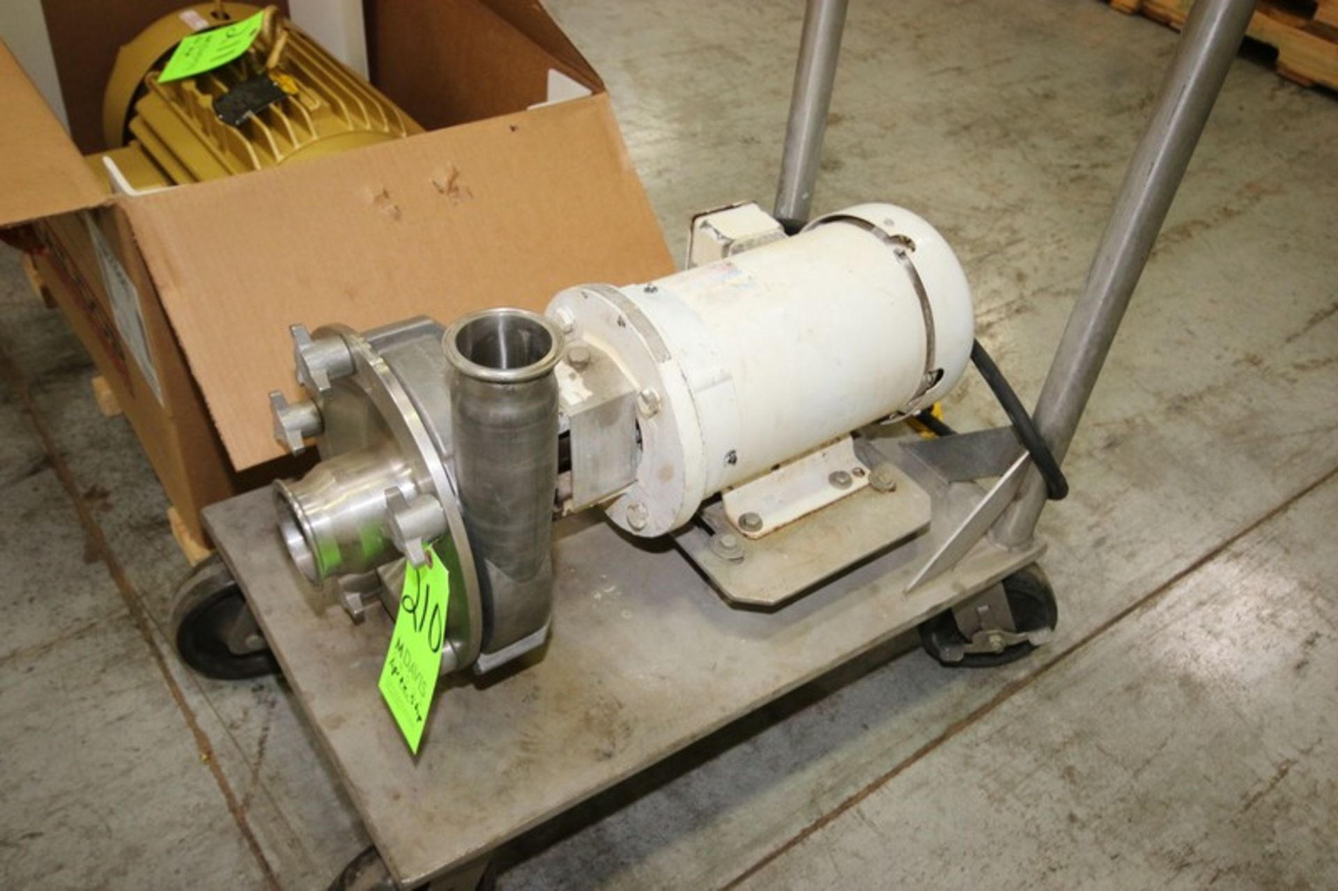 Fristam Aprox. 5 hp Centrifugal Pump, M/N FPX 9641-200, S/N FPX 35410301542, with 2-1/2" x 3" - Image 3 of 3