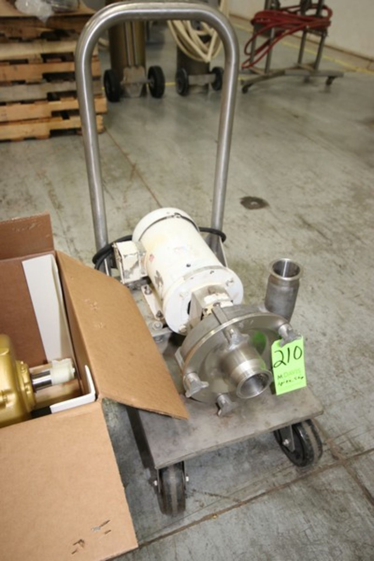 Fristam Aprox. 5 hp Centrifugal Pump, M/N FPX 9641-200, S/N FPX 35410301542, with 2-1/2" x 3"