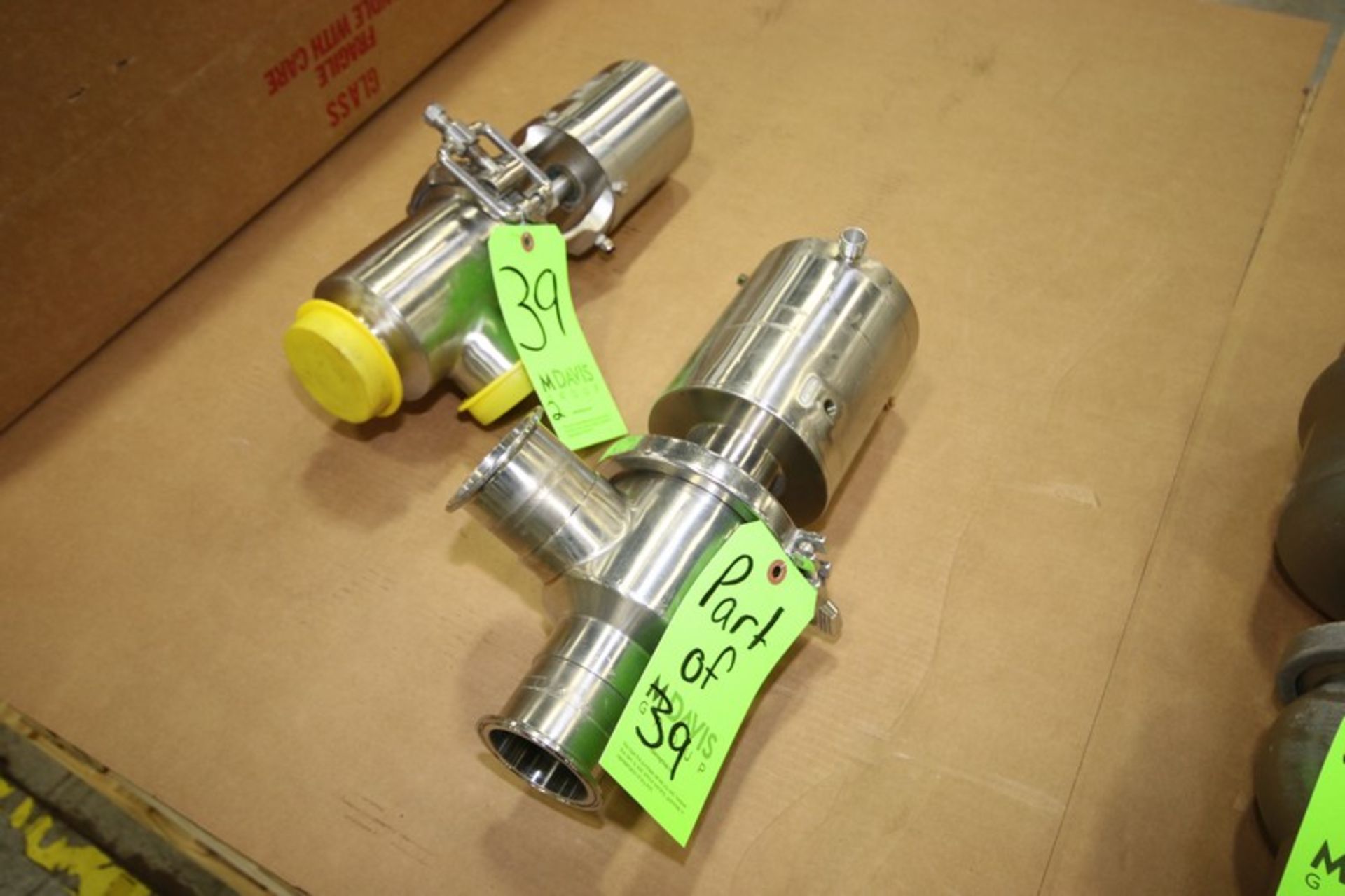 WCB 2-1/2" S/S Air Valves, M/N M61T25, with 2-Way S/S Clamp Type Bodies - Image 2 of 2