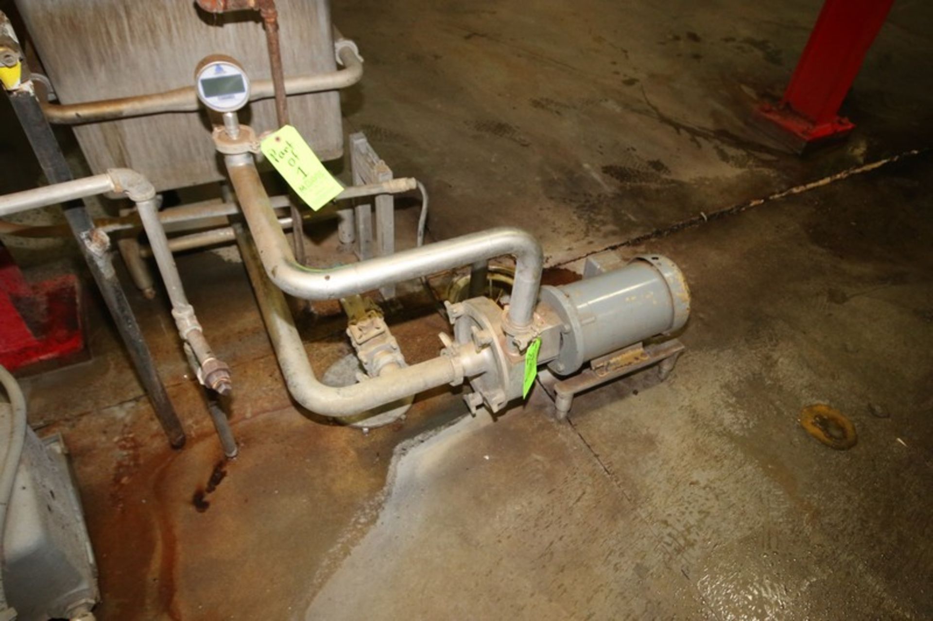 S/S COP Tank with Jet Spray System, Includes Fristam Aprox. 5 hp Centrifugal Pump, S/S Anderson - Image 4 of 4