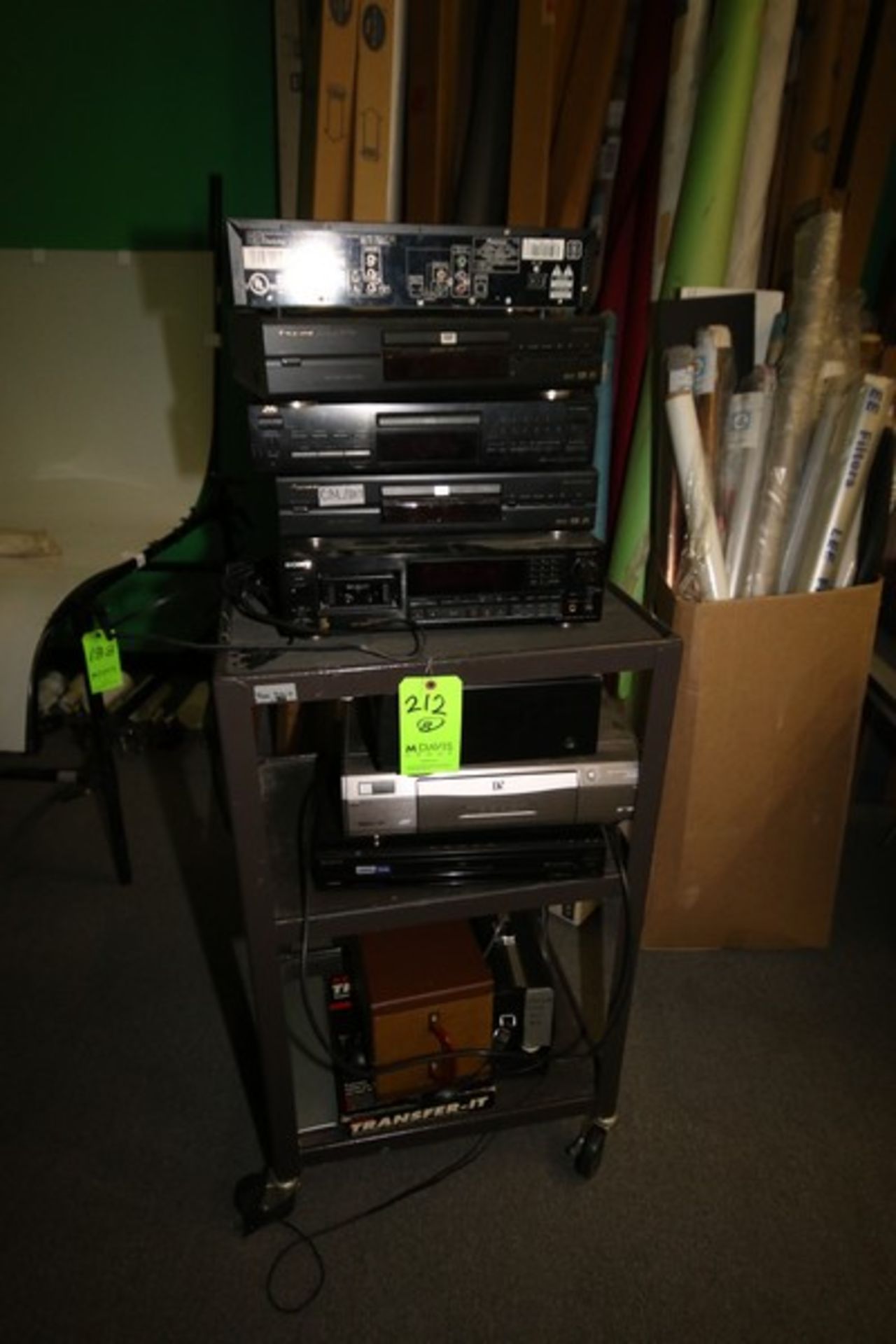 Various VCRs and DVD Players