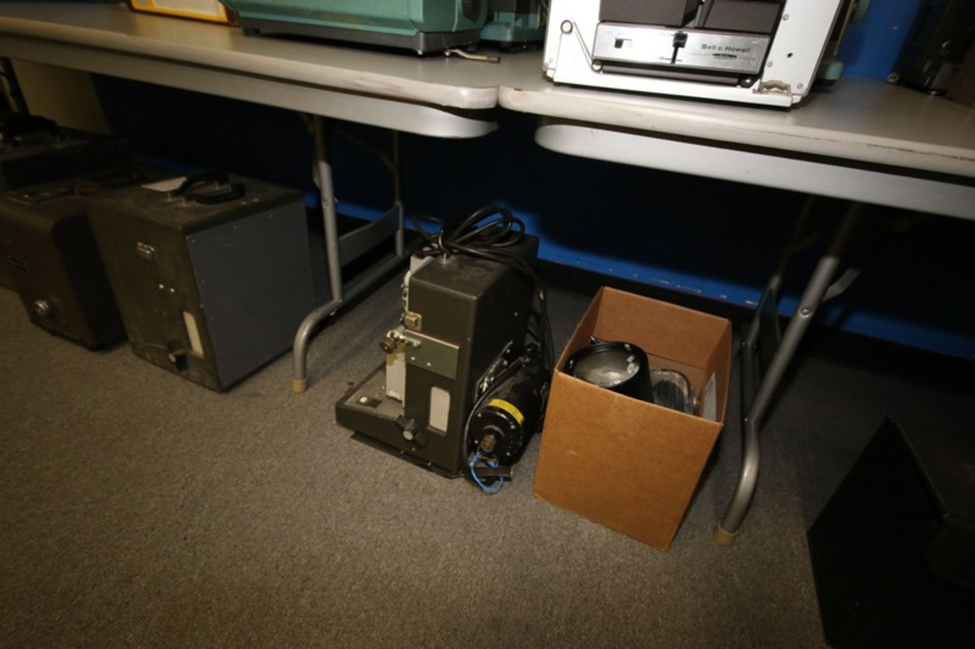Various Projectors featuring Kodak Pageant Sound Projector - Model AV-126-TR, Elmo Sound ST-1200D in