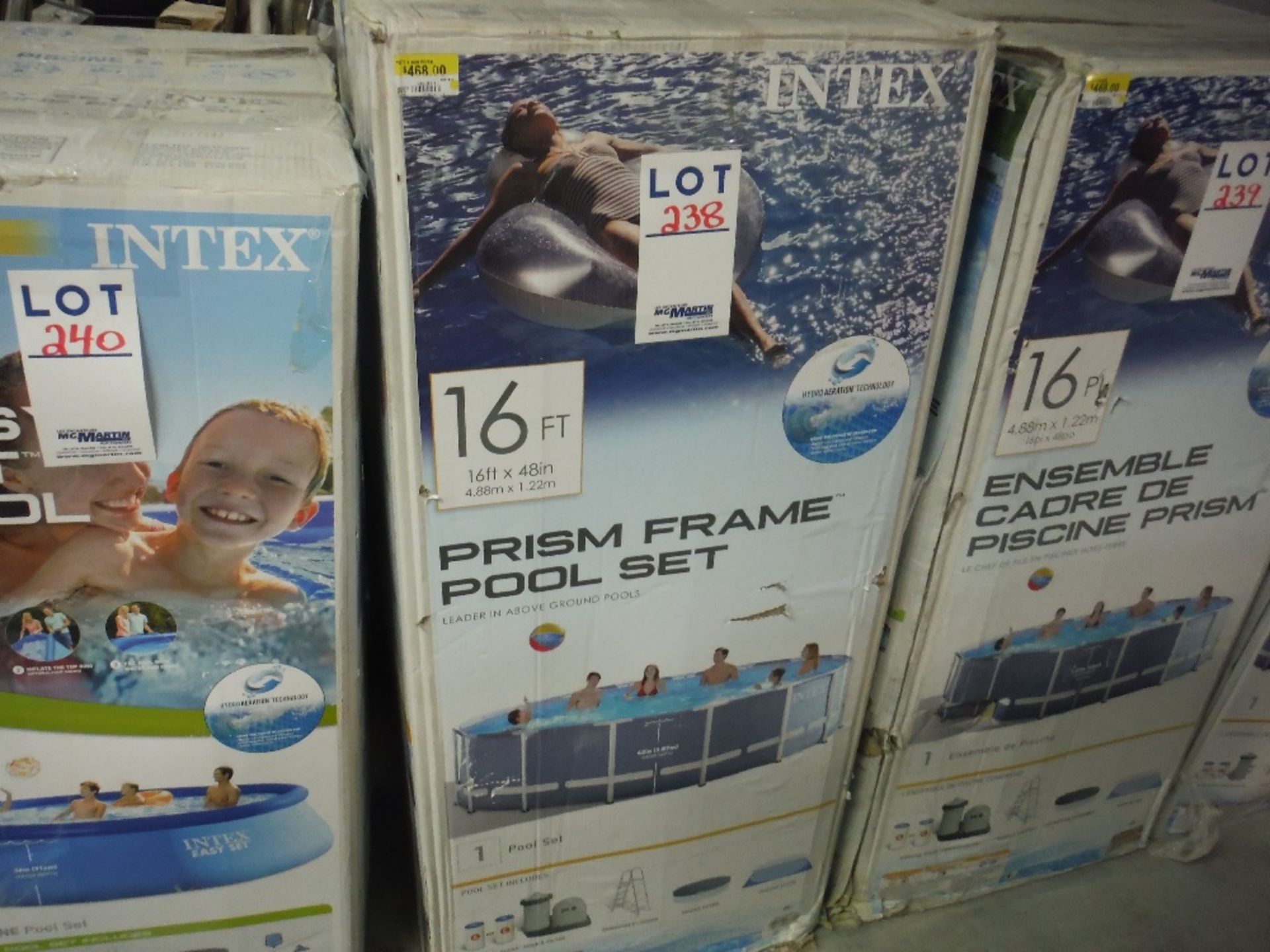 ''INTEX'' 16 FT. PRISM FRAM POOL SET ( 16FT. X 48'' )