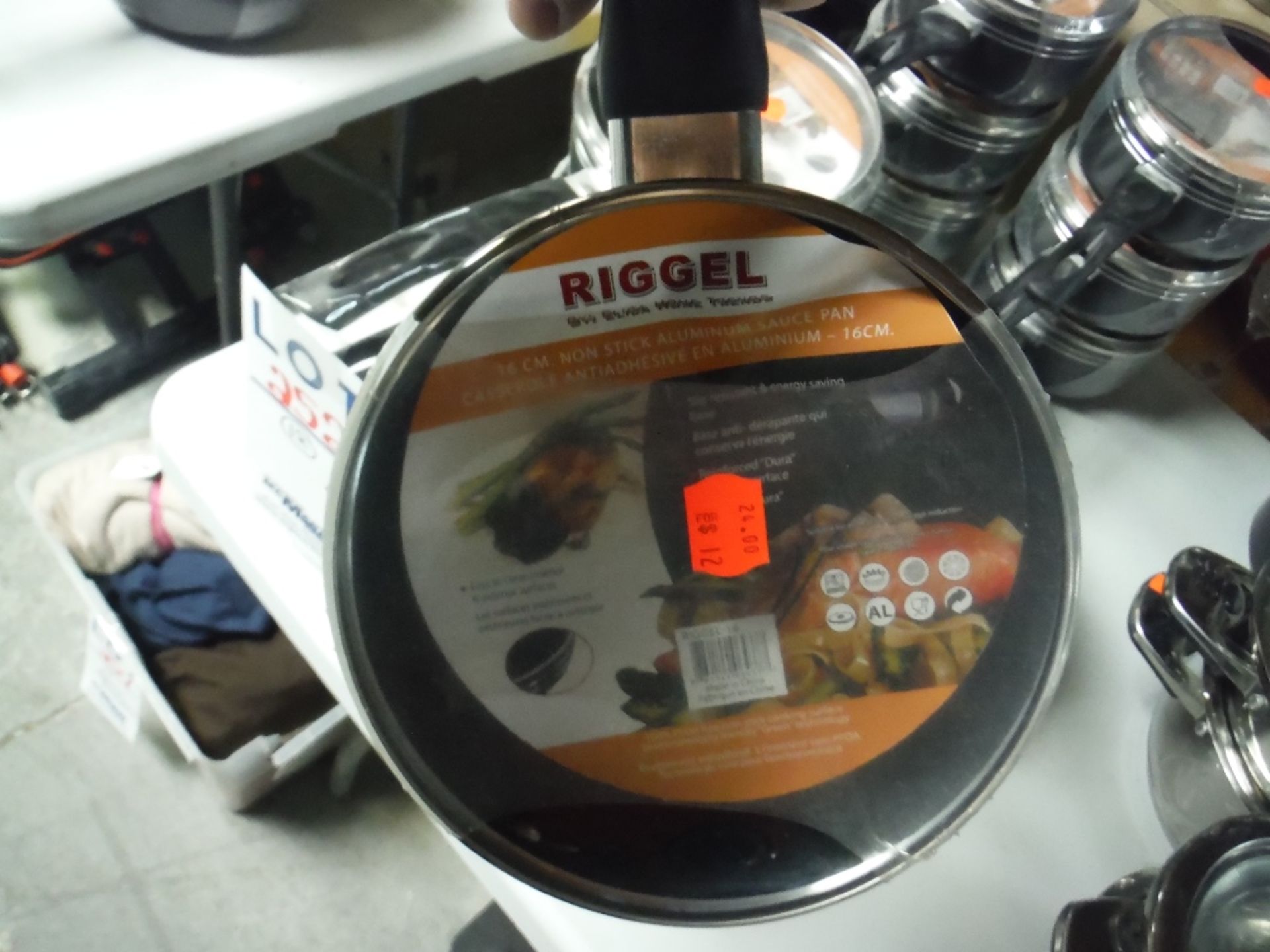 ''RIGGEL'' 16 CM. NON STICK ALUMINUM SAUCE PAN - Image 2 of 2