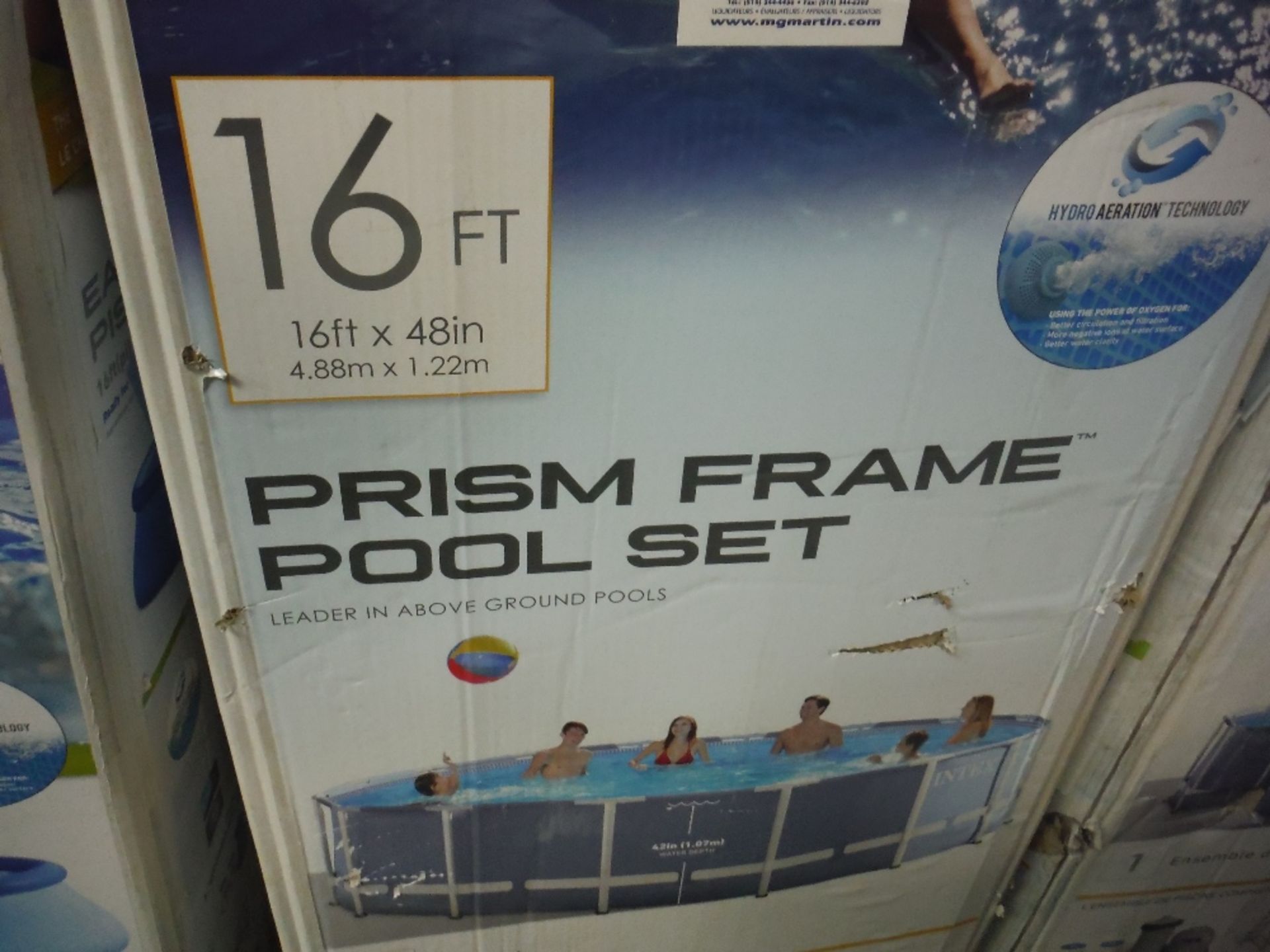 ''INTEX'' 16 FT. PRISM FRAM POOL SET ( 16FT. X 48'' ) - Image 2 of 2