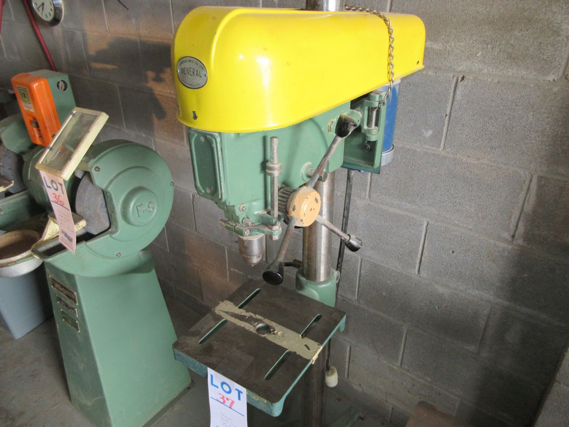 ''GENERAL'' DRILL PRESS MODEL:340 , 208 VOLTS, 1/2 HP - Image 3 of 5