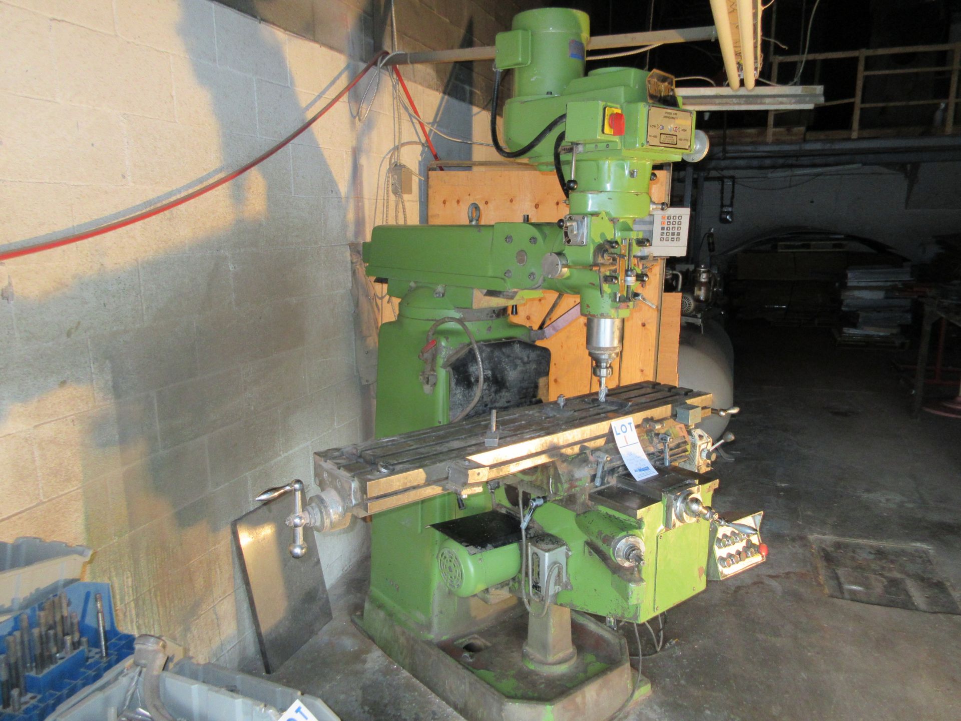 ''JIH'' ''FONG'' MILLING MACHINE MODEL : JF-185V - 5 HP, 575 VOLTS WITH ACCESSORIES - Bild 8 aus 8