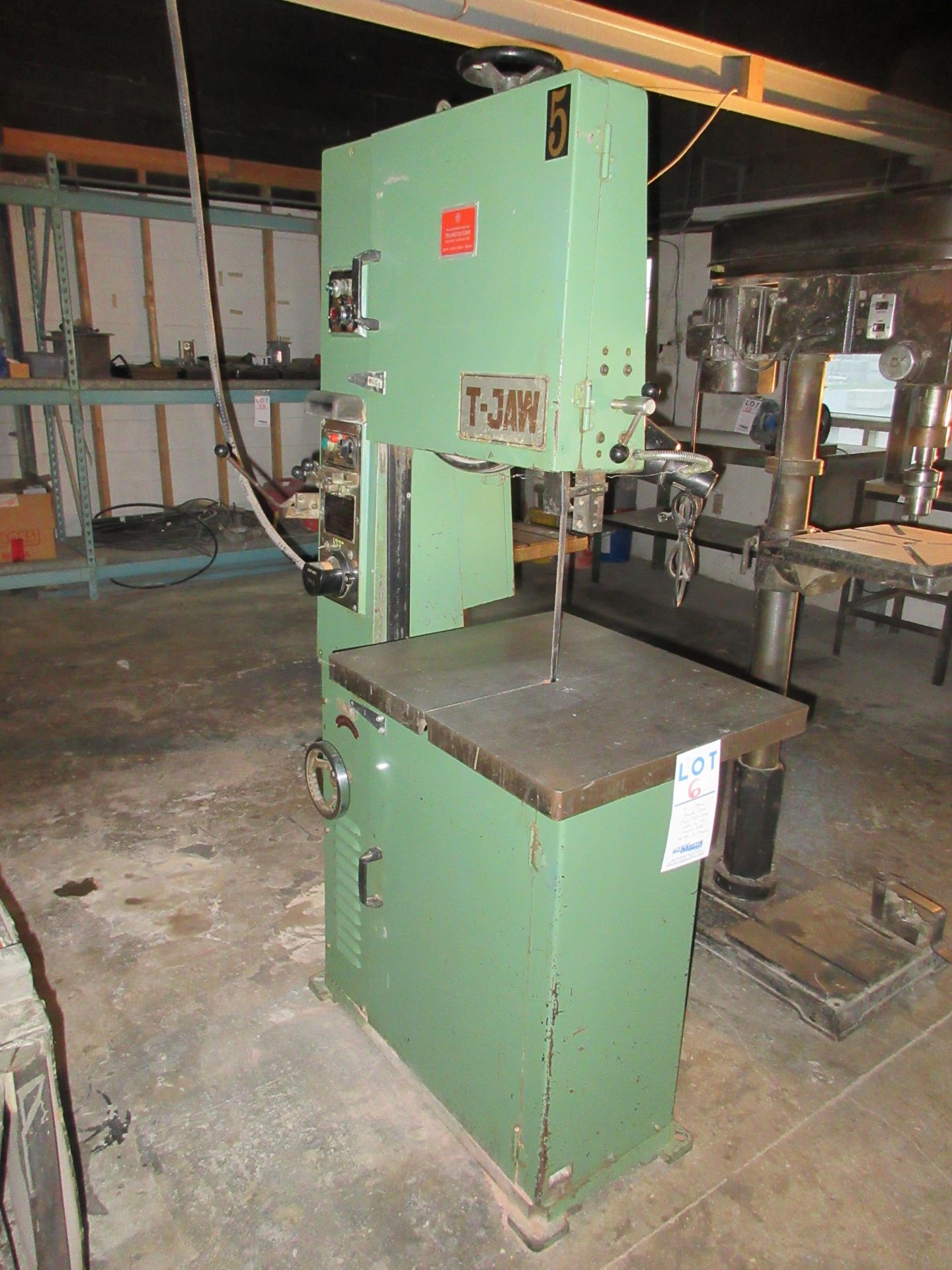 ''T-JAW'' BAND SAW MODEL TJ-450, CAP.3-15, 600 VOLTS, 60 HZ, 3 PHASES - Bild 2 aus 6