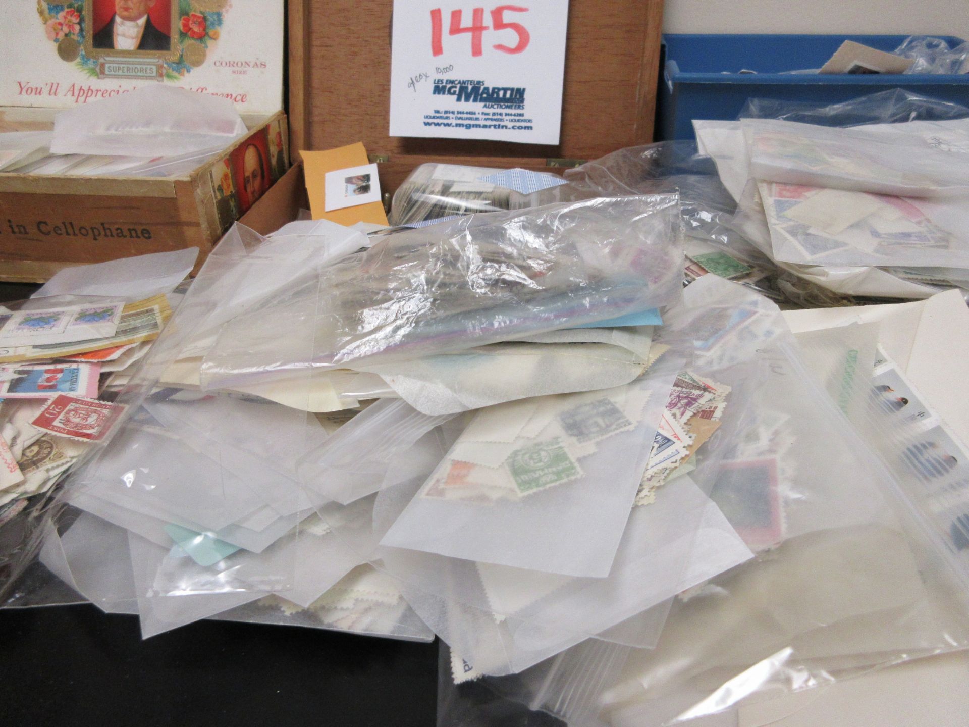 LOT OF APPROX. 10,000 COLLECTABLE WORLD STAMPS ( ALL IN BOOKS AND BAGS ) - ( SUBJECT TO APPROVAL ) - Image 4 of 8