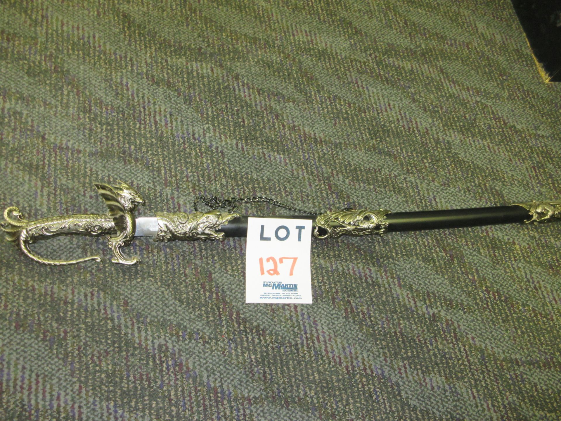 ANTIQUE SWORD APPROX. 41'' LONG (LOCATION: MONTREAL, QUEBEC)