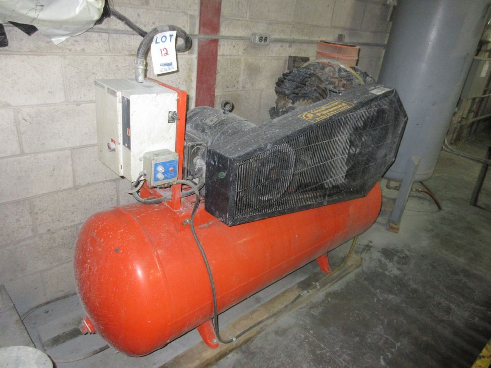 ''PARAMEC'' AIR COMPRESSOR 15 HP, 575 VOLTS, 3 PHASE, 60 HERTZ ''BROOK'' AIR COMPRESSOR, 5HP, 575