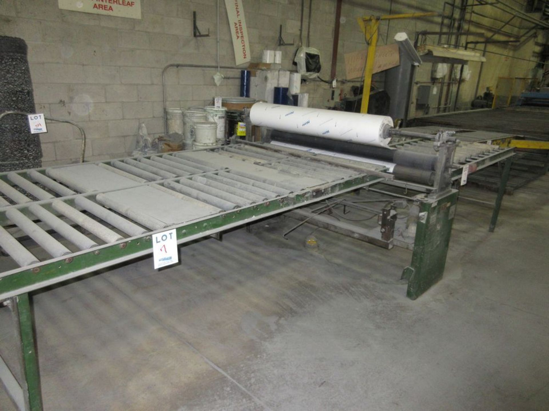 ''WALCO'' PROTECTIVE COATING MACHINE 60'' W/ CONVEYORS 8FT X 5 FT X 52'' OVER AND UNDER VINYL - Image 5 of 5