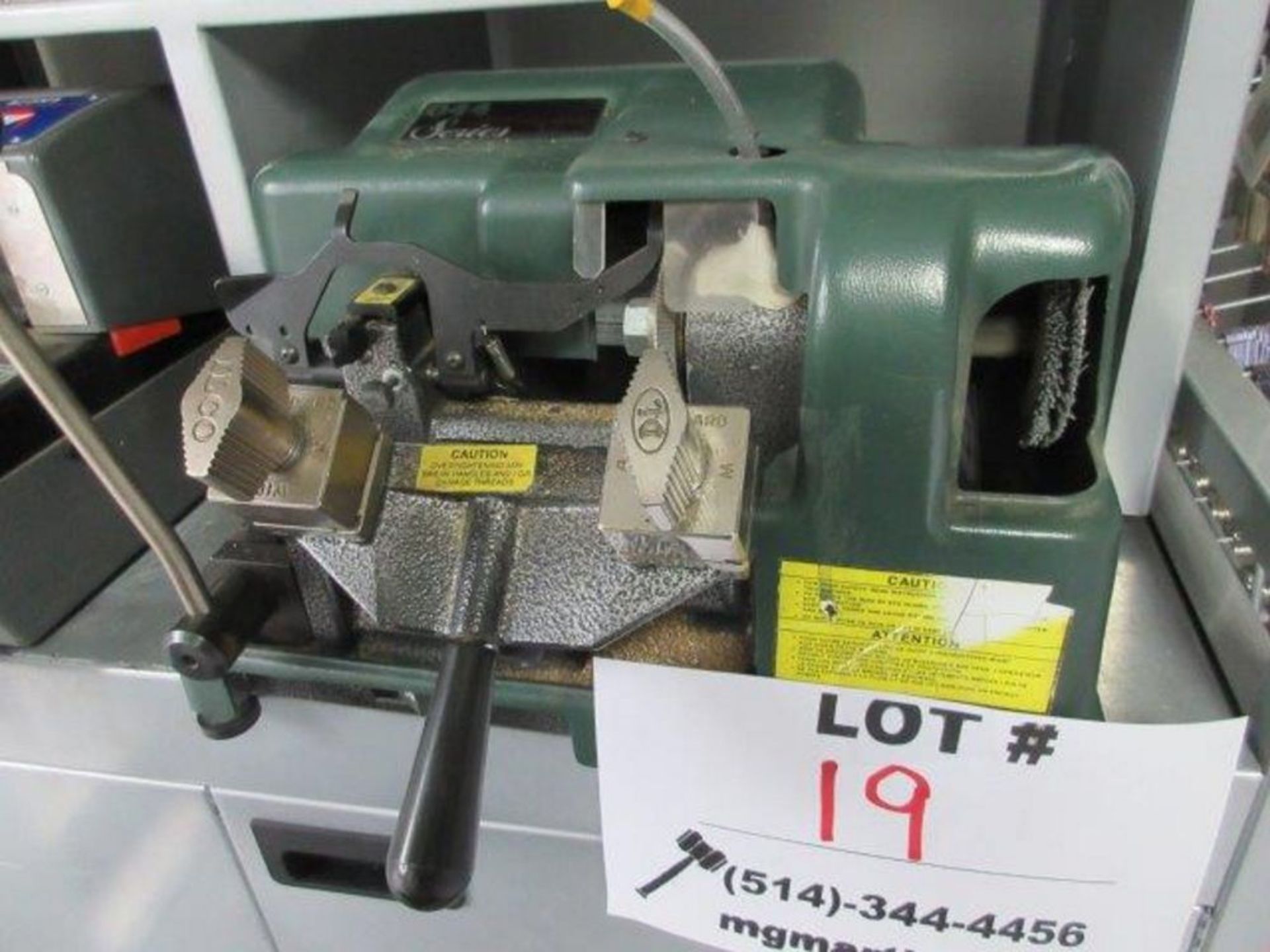 Includes Lot #19-20-21. : ''ILCO'' Key cutter machine Model 044 Performance series , ''KLASSEN'' key