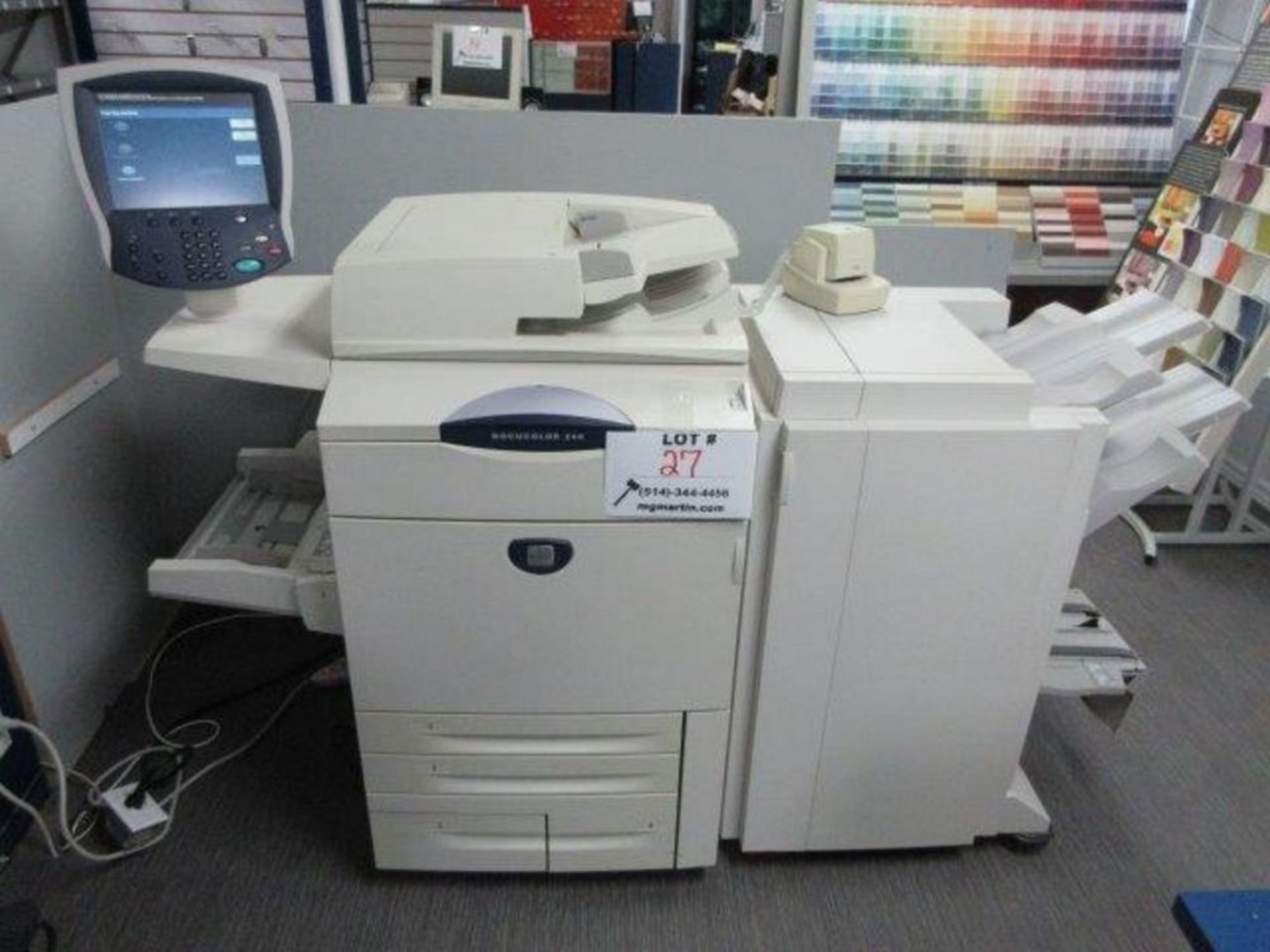 ''XEROX'' Docucolor 240 multifunction printer-copier with sorter
