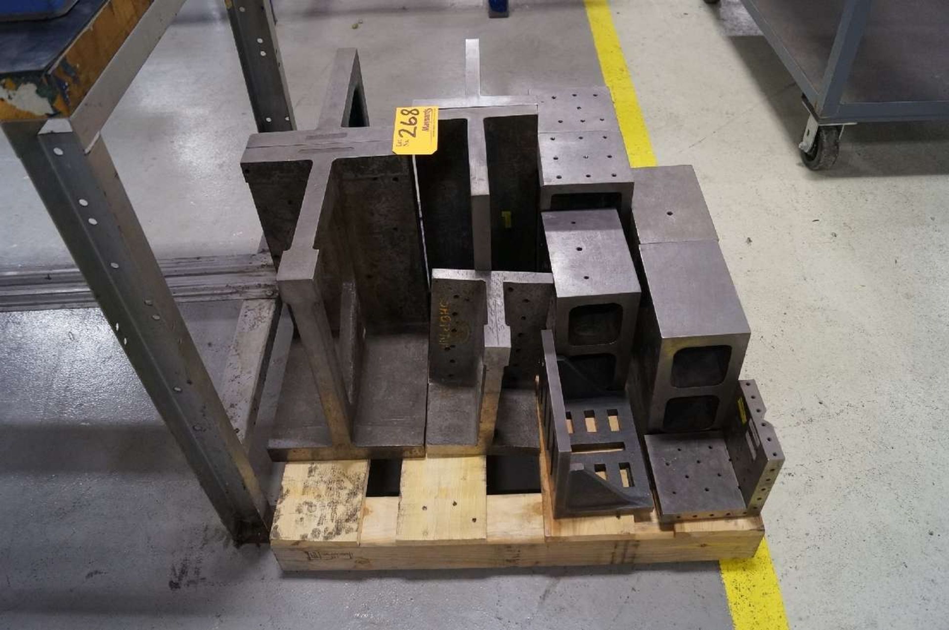 (1) Pallet of Machine Angle Plate and Blocks. - Image 2 of 2