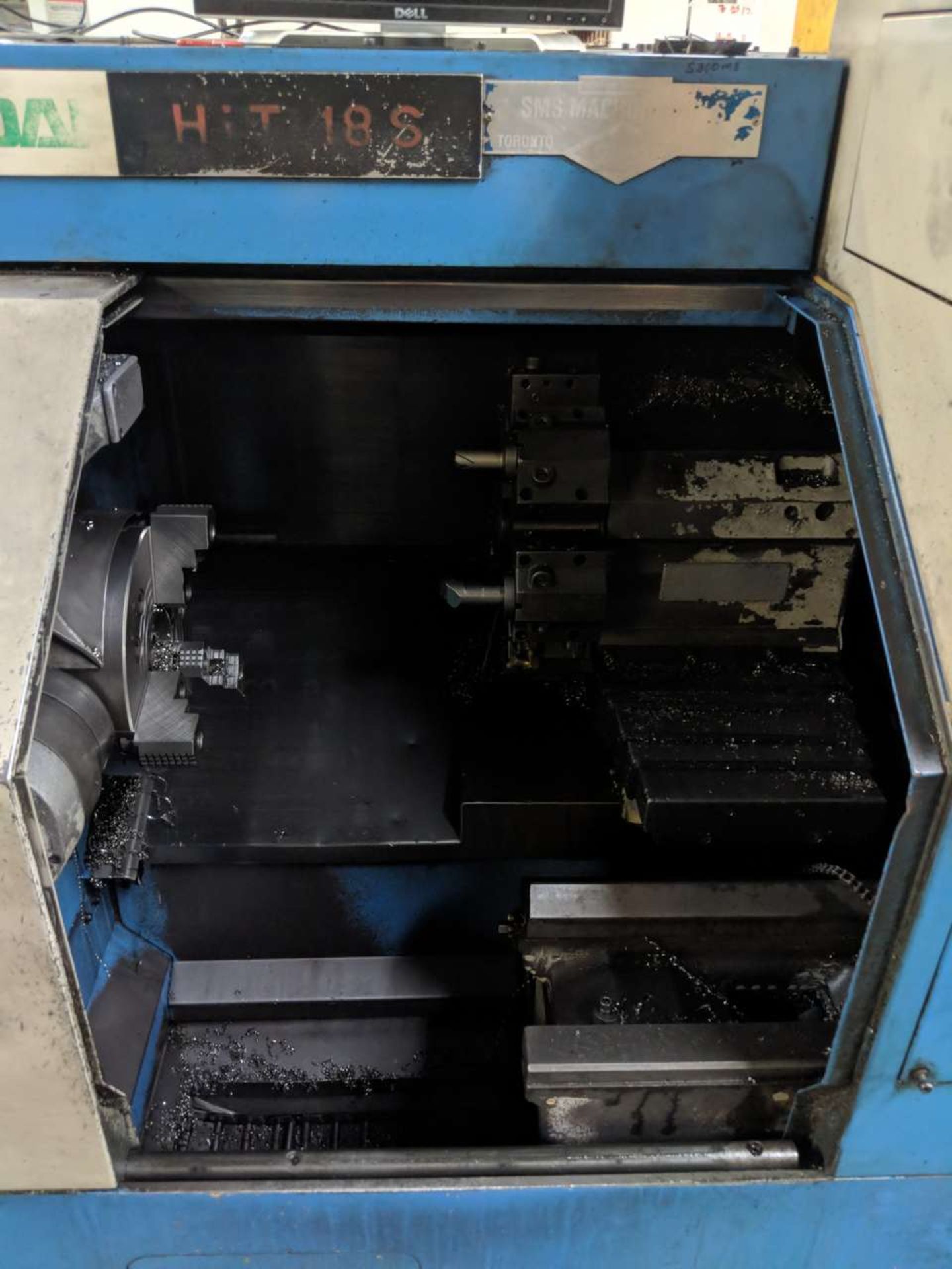 Hyundai HIT-18S CNC Lathe Chip Conveyor, - Image 4 of 4