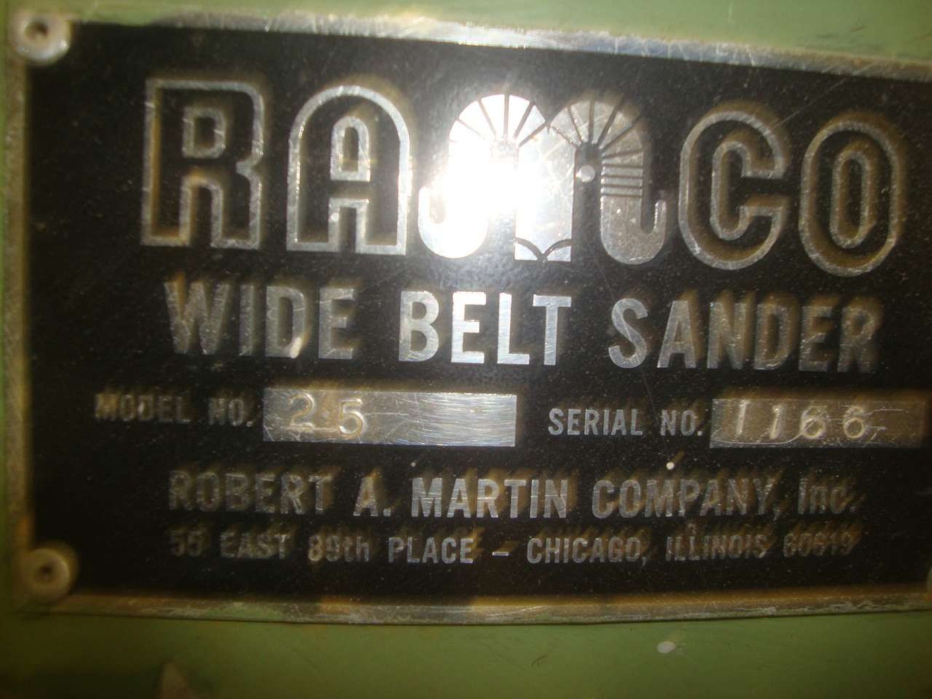 Ramco 25 Belt sander - Image 2 of 3