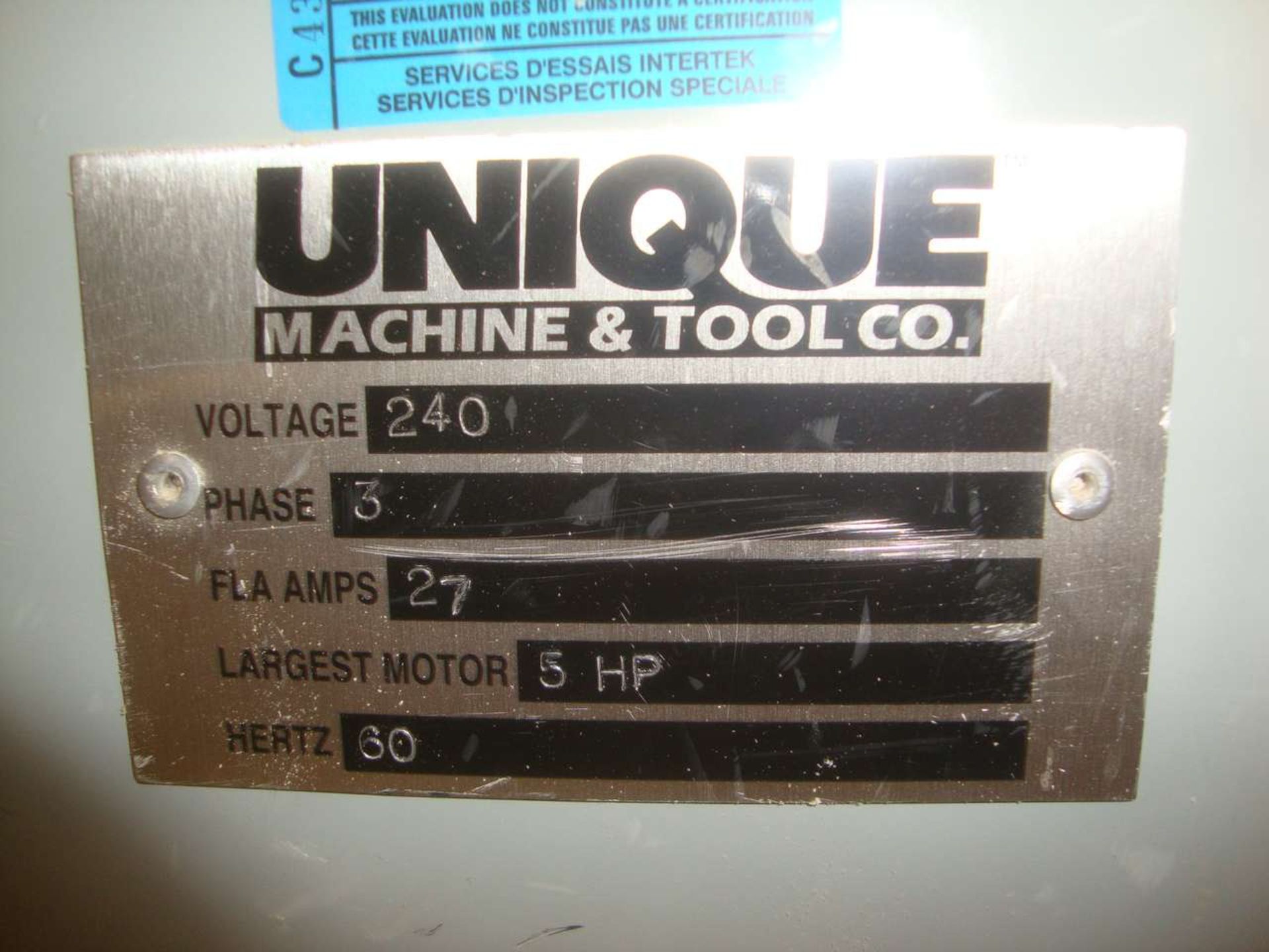UNIQUE 310-40" Miter machine, drill & jointer - Image 5 of 5