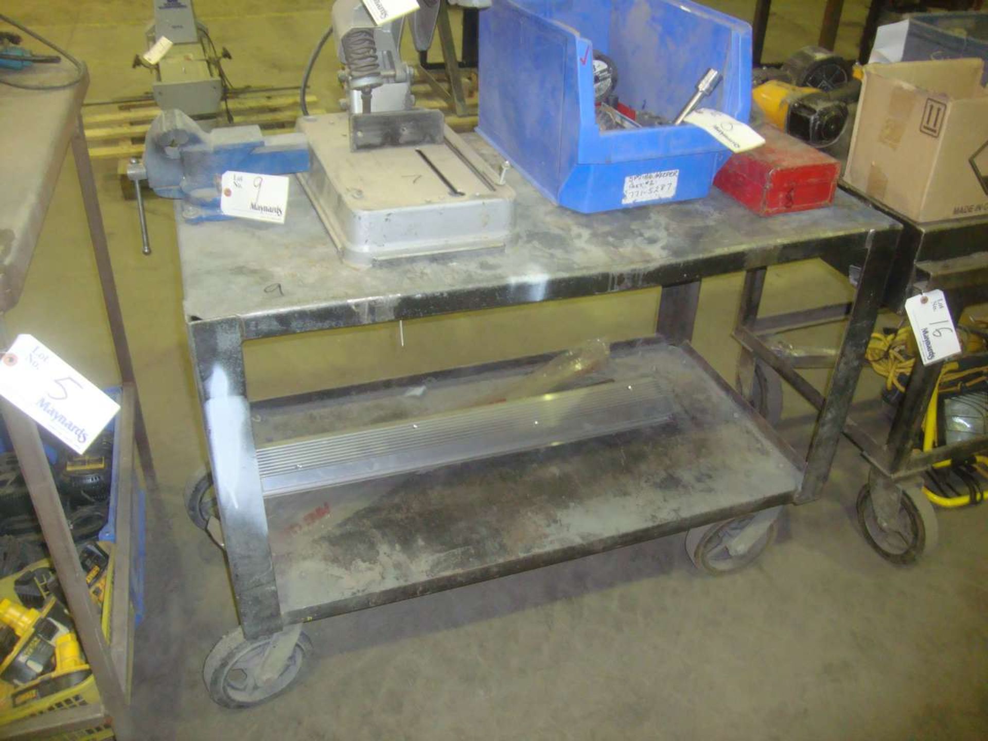 Steel Cart 2' x 46" w/ Vise 4"