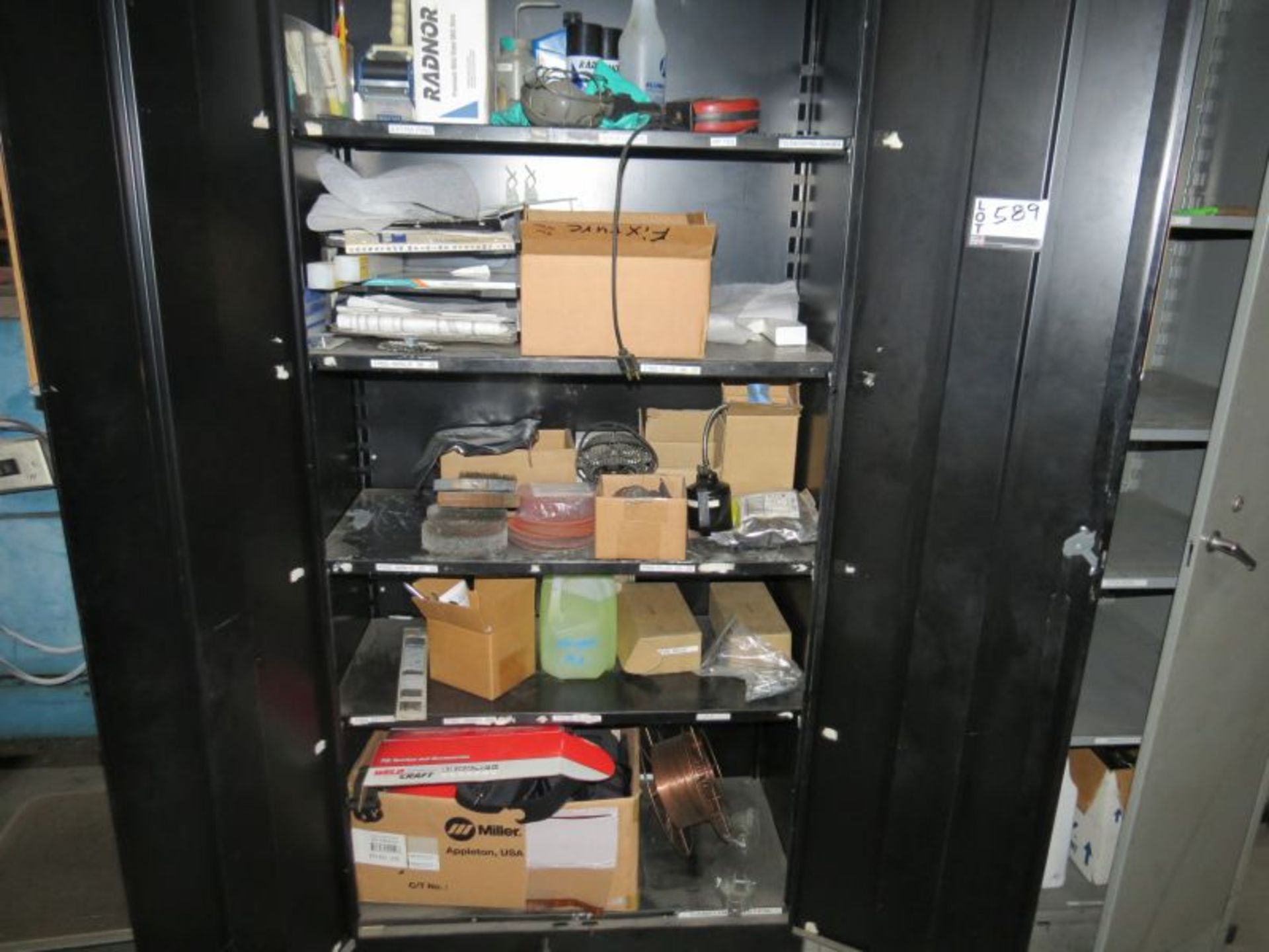 2 Door Cabinet with Assorted Weld Tooling - Image 2 of 6