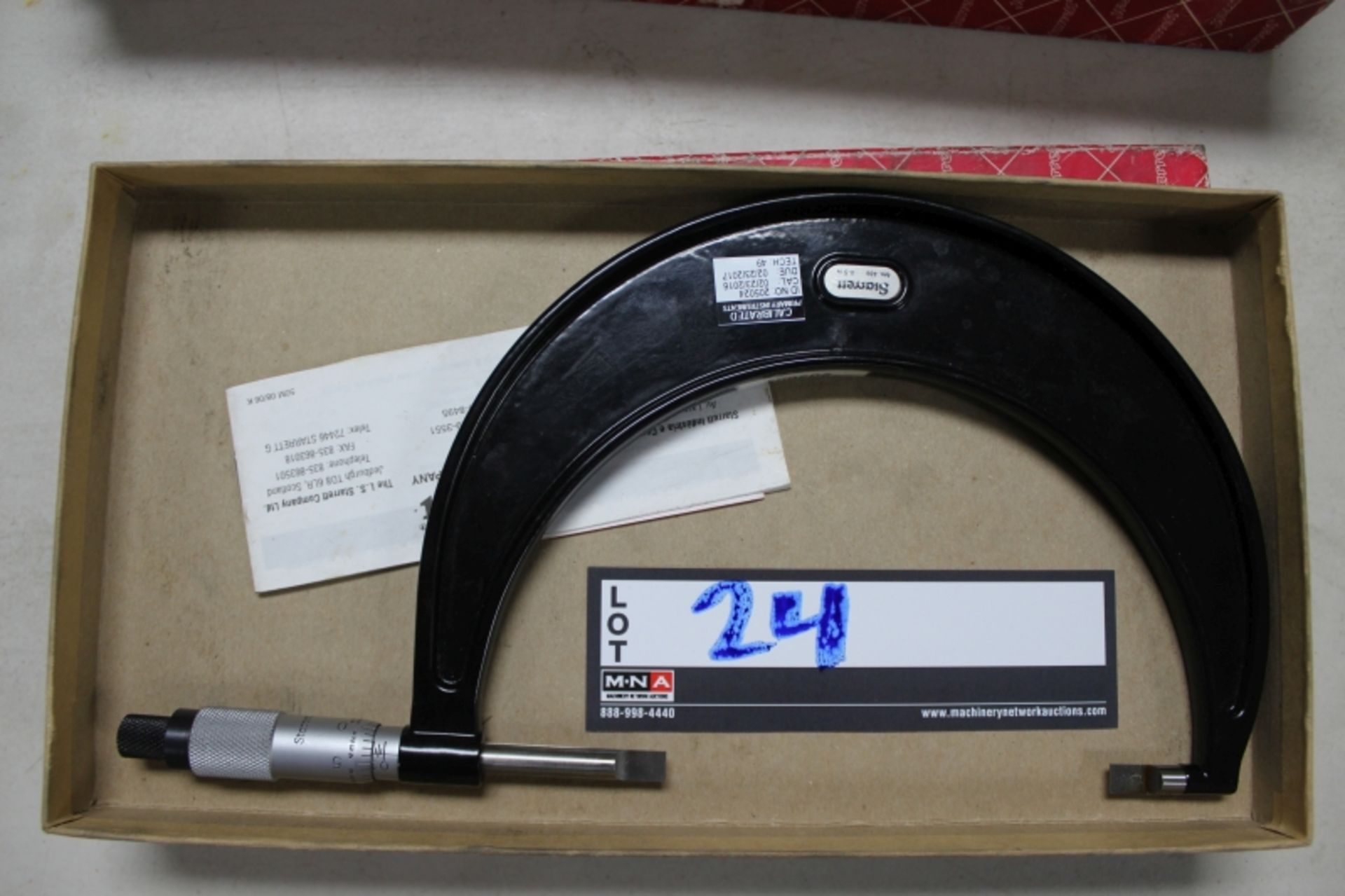 Starrett 4"-5" Blade Micrometer