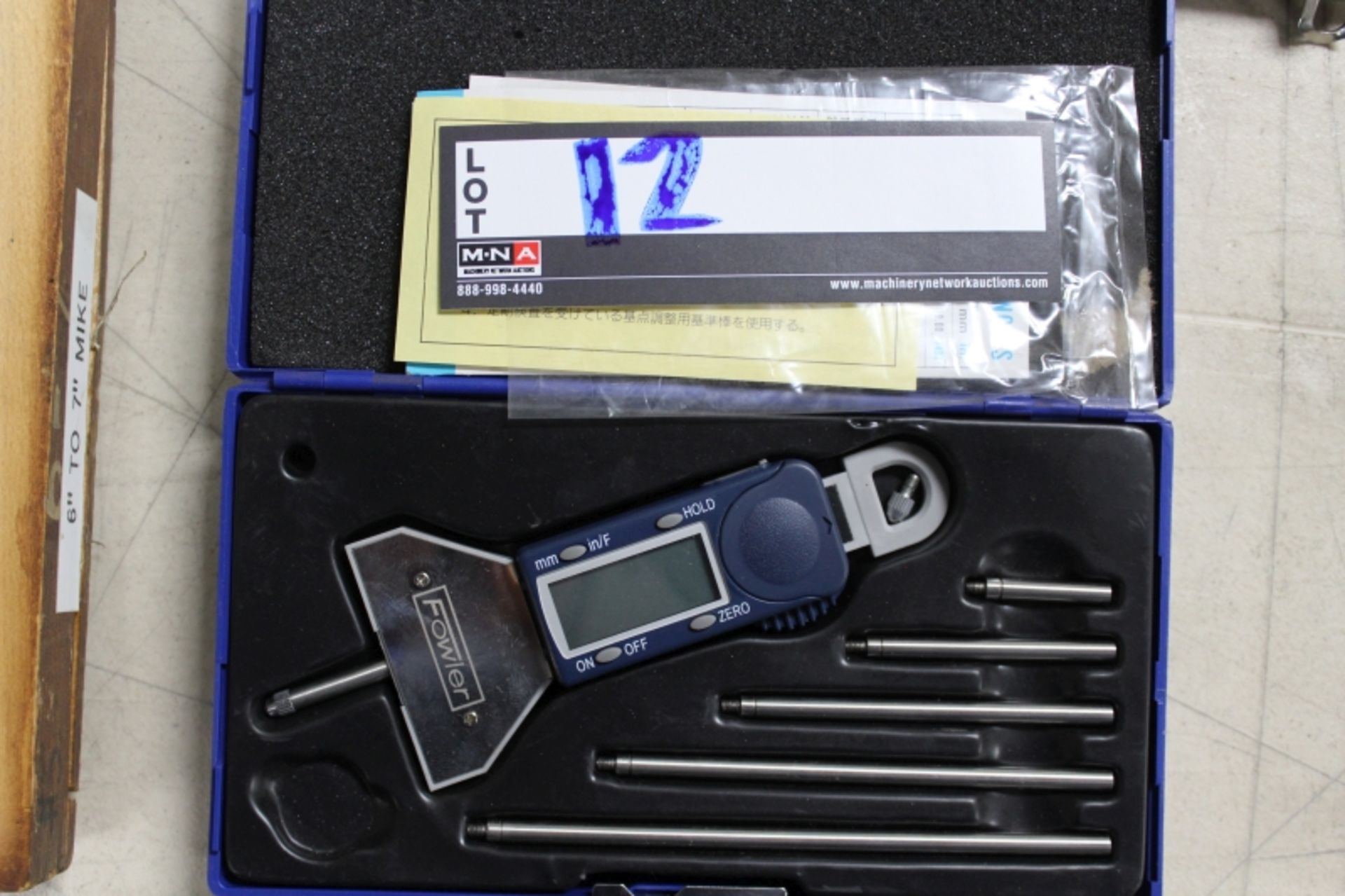 Fowler Digital Depth Gage