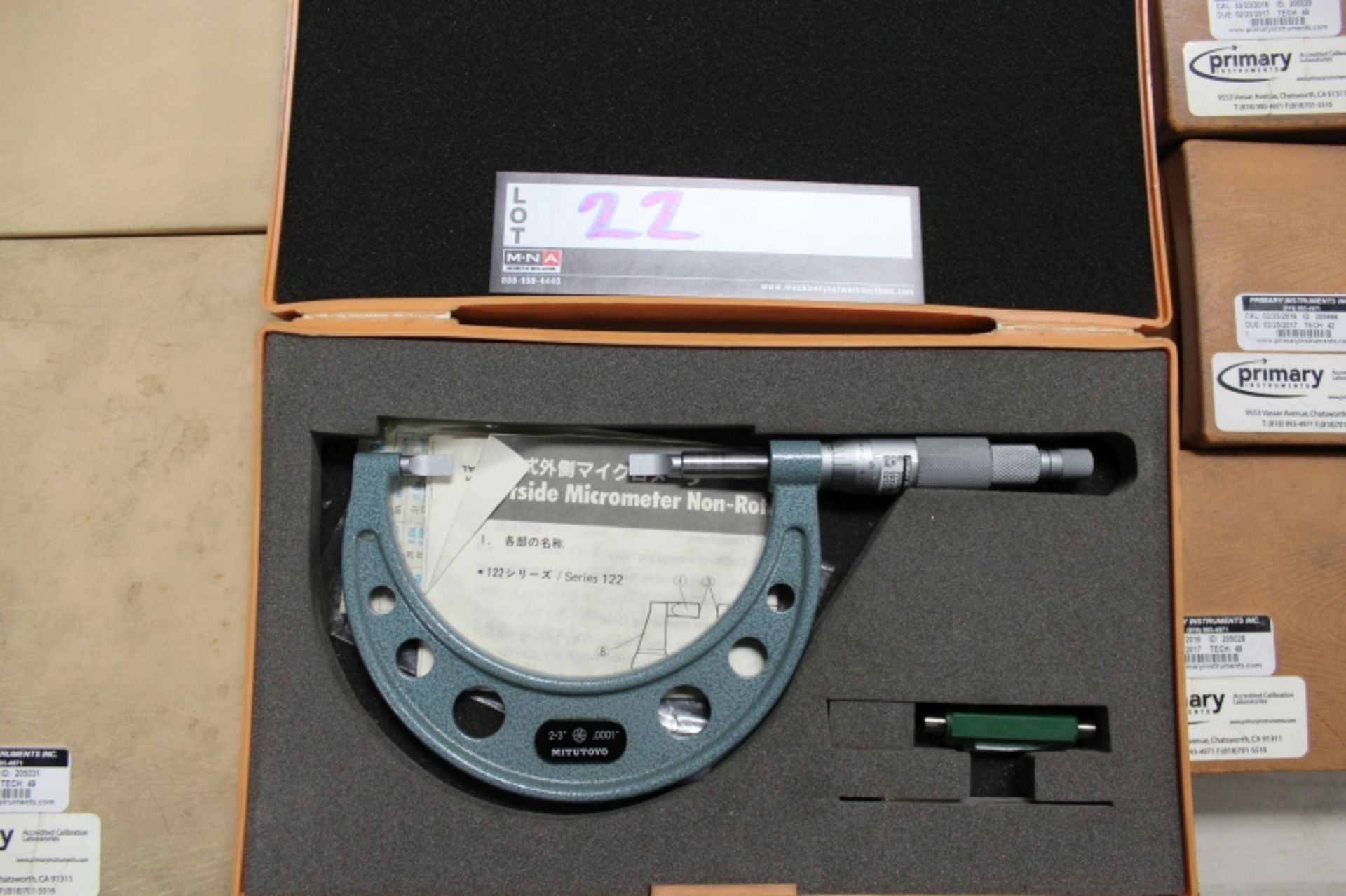 Mitutoyo 2"-3" Blade Micrometer