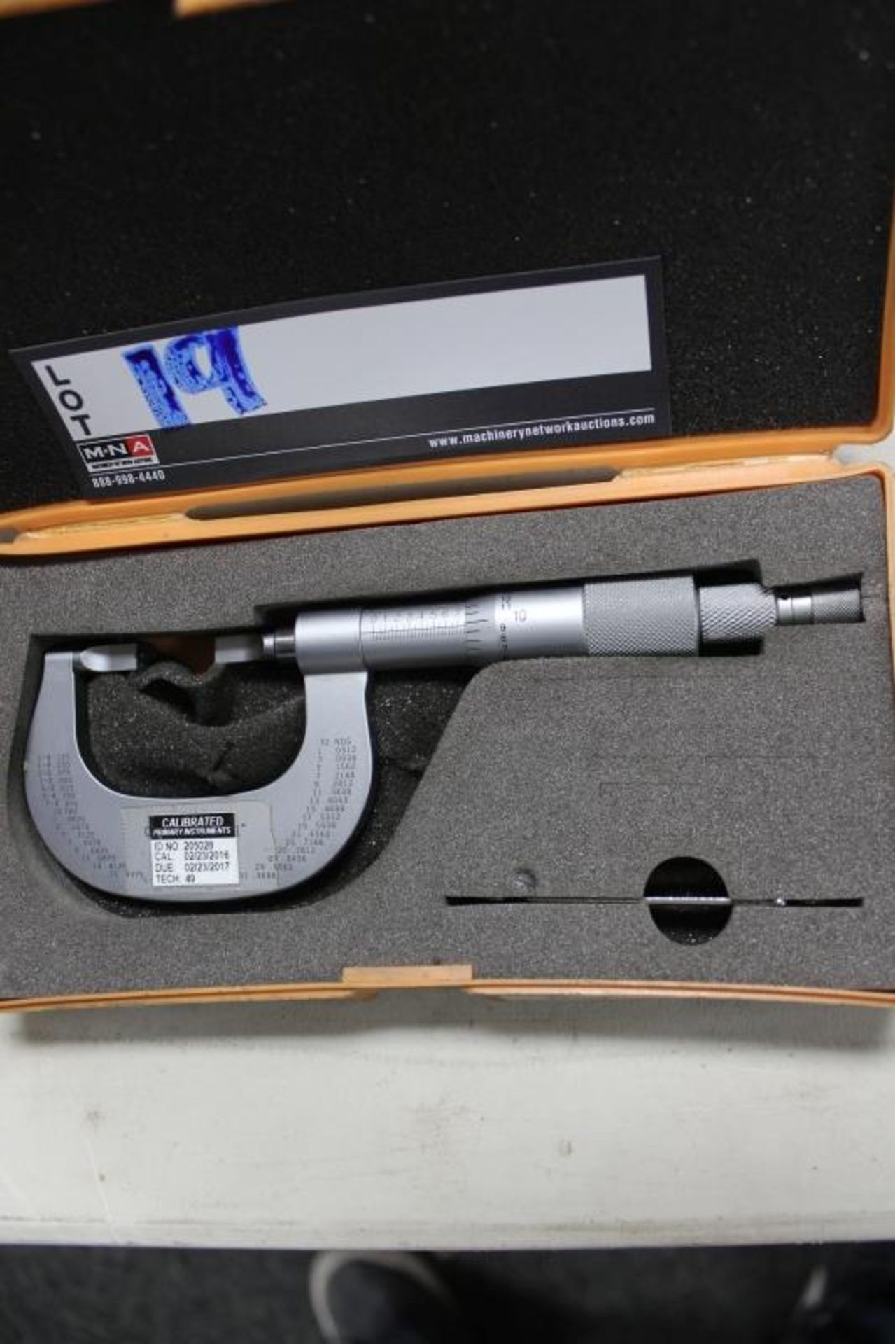 Mitutoyo 0"-1" Blade Micrometer - Image 2 of 2