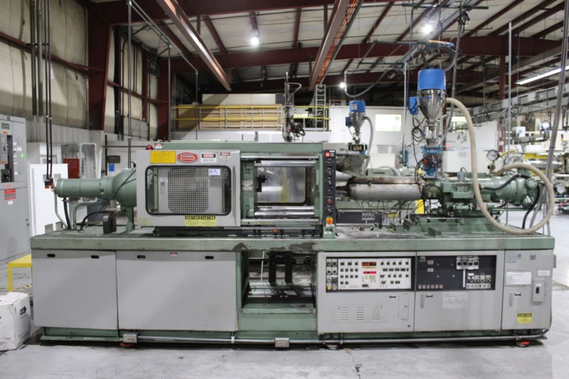 80 Ton 4.1 oz. Nissei FS80S12ASE Injection Molding machine, w/ NC8000 control, S/N S08E128 - Image 3 of 6